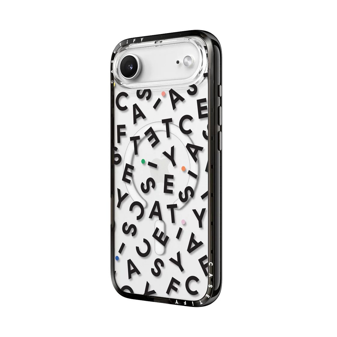 CASETIFY Compact MagSafe Case for iPhone Air - Monogram Black - Image 2
