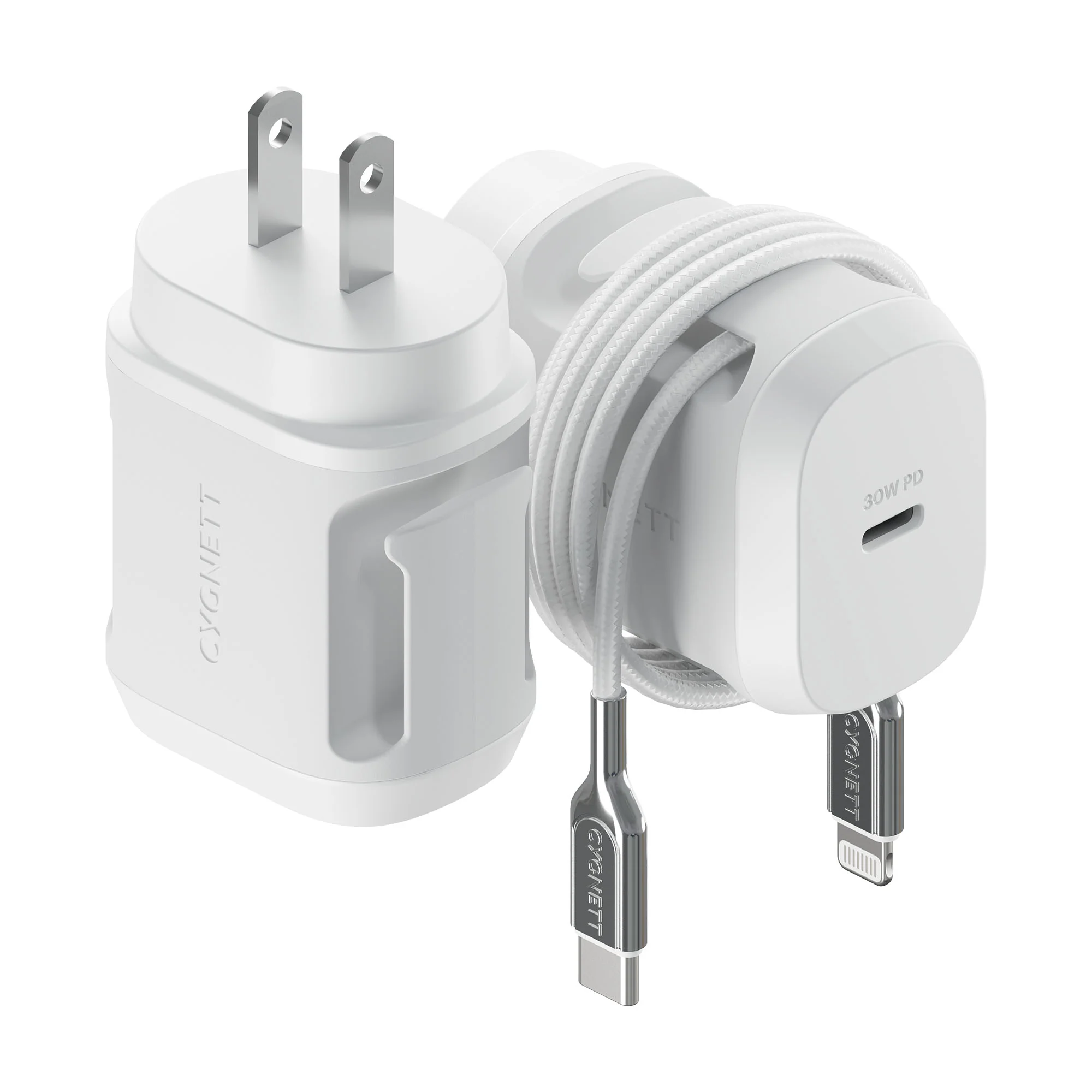 CYGNETT PowerMaxx 30w PD Wall Charger - White - Image 4