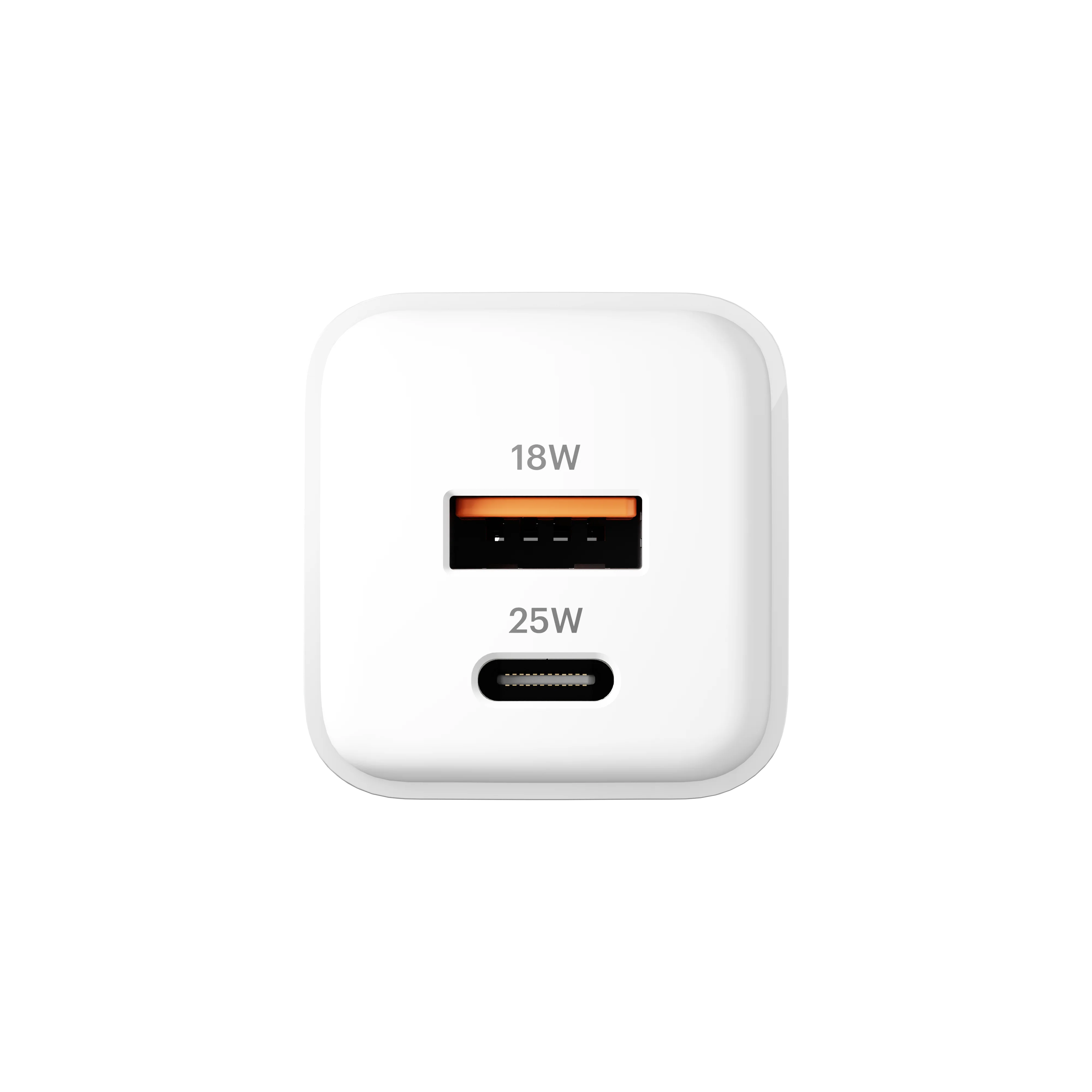 CYGNETT Powerplus Dual Port GaN Wall Charger 25W - White - Image 3