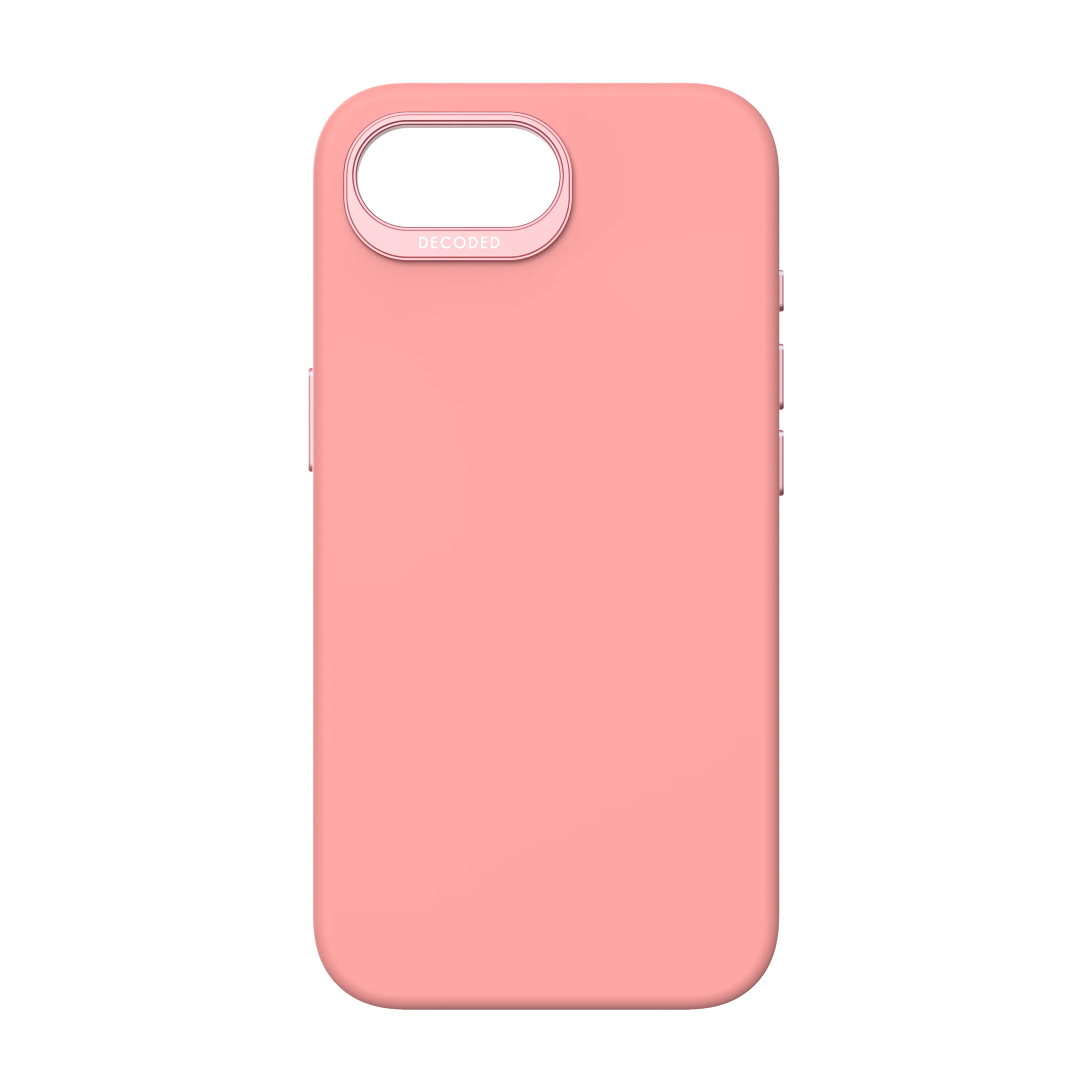DECODED Silicone MagSafe Case for iPhone 17e / 16e - Bubble Gum Pink