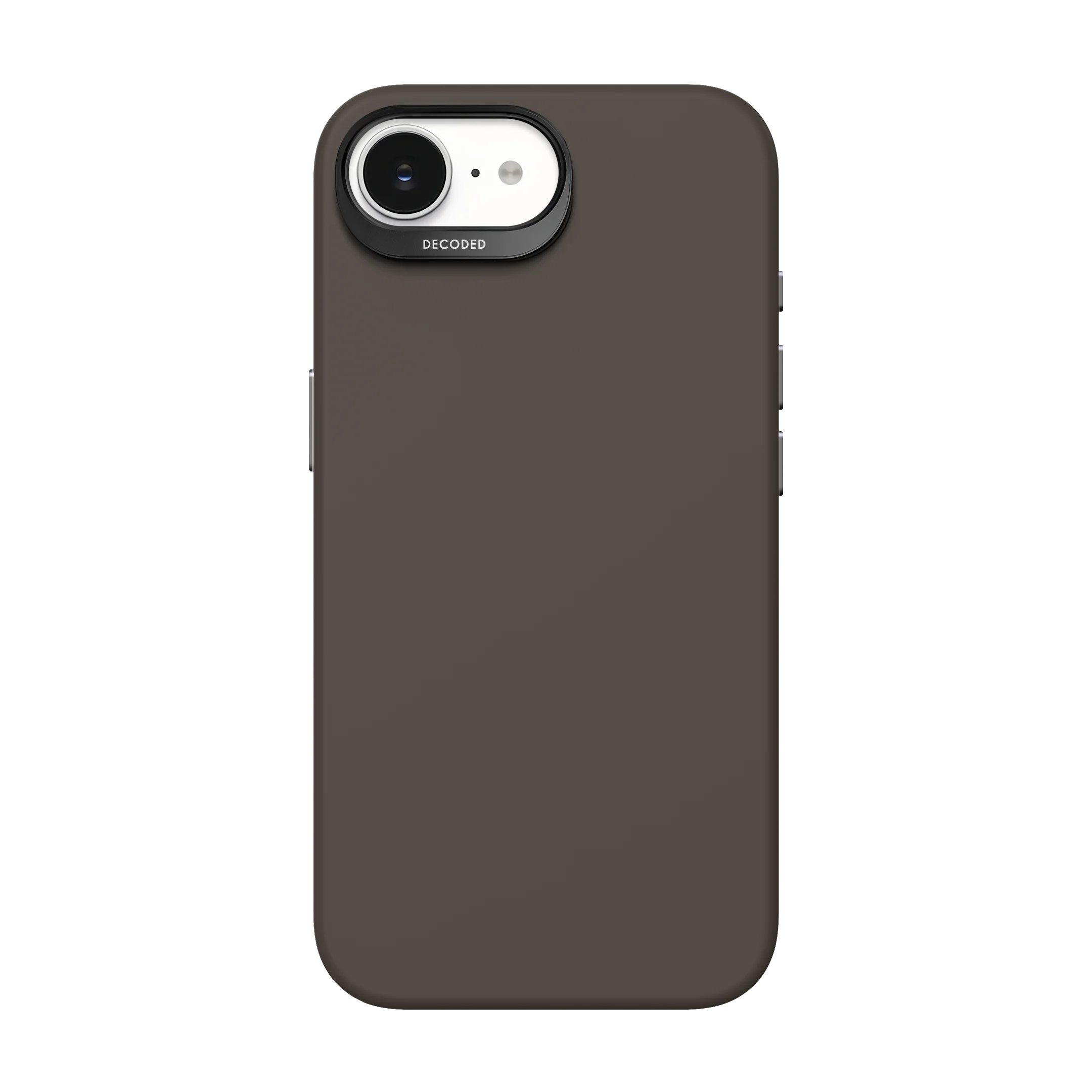 DECODED Silicone MagSafe Case for iPhone 17e / 16e - Charcoal Grey - Image 2
