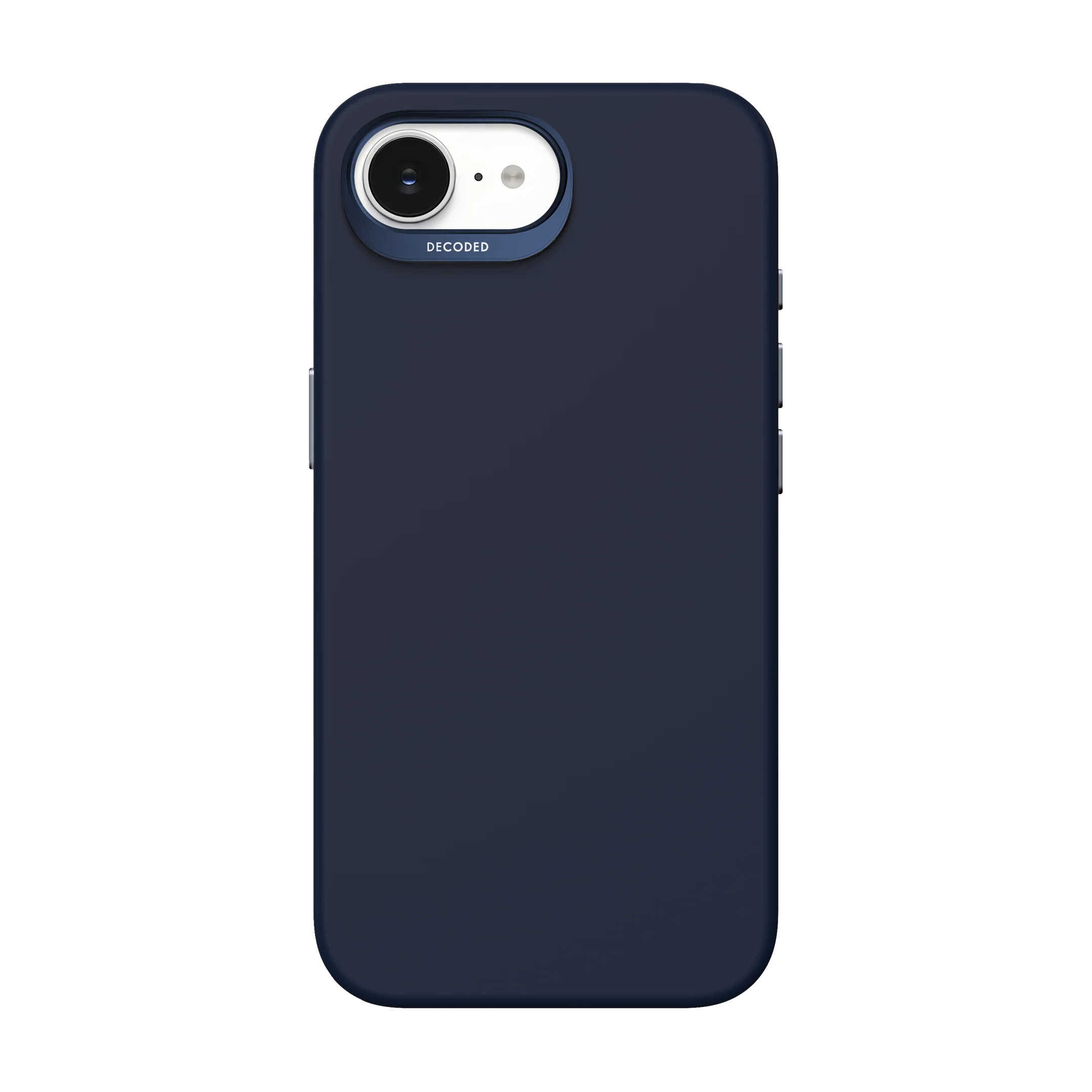 DECODED Silicone MagSafe Case for iPhone 17e / 16e - Navy Blue - Image 2