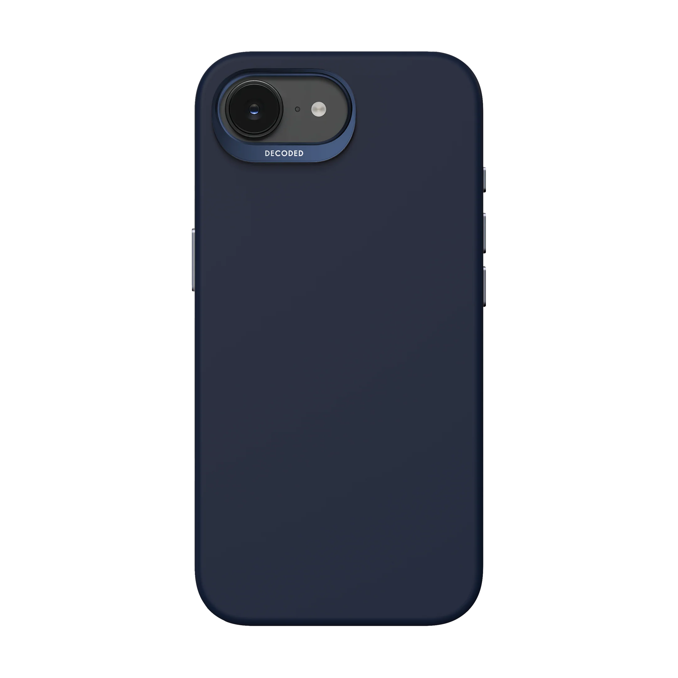 DECODED Silicone MagSafe Case for iPhone 17e / 16e - Navy Blue - Image 3