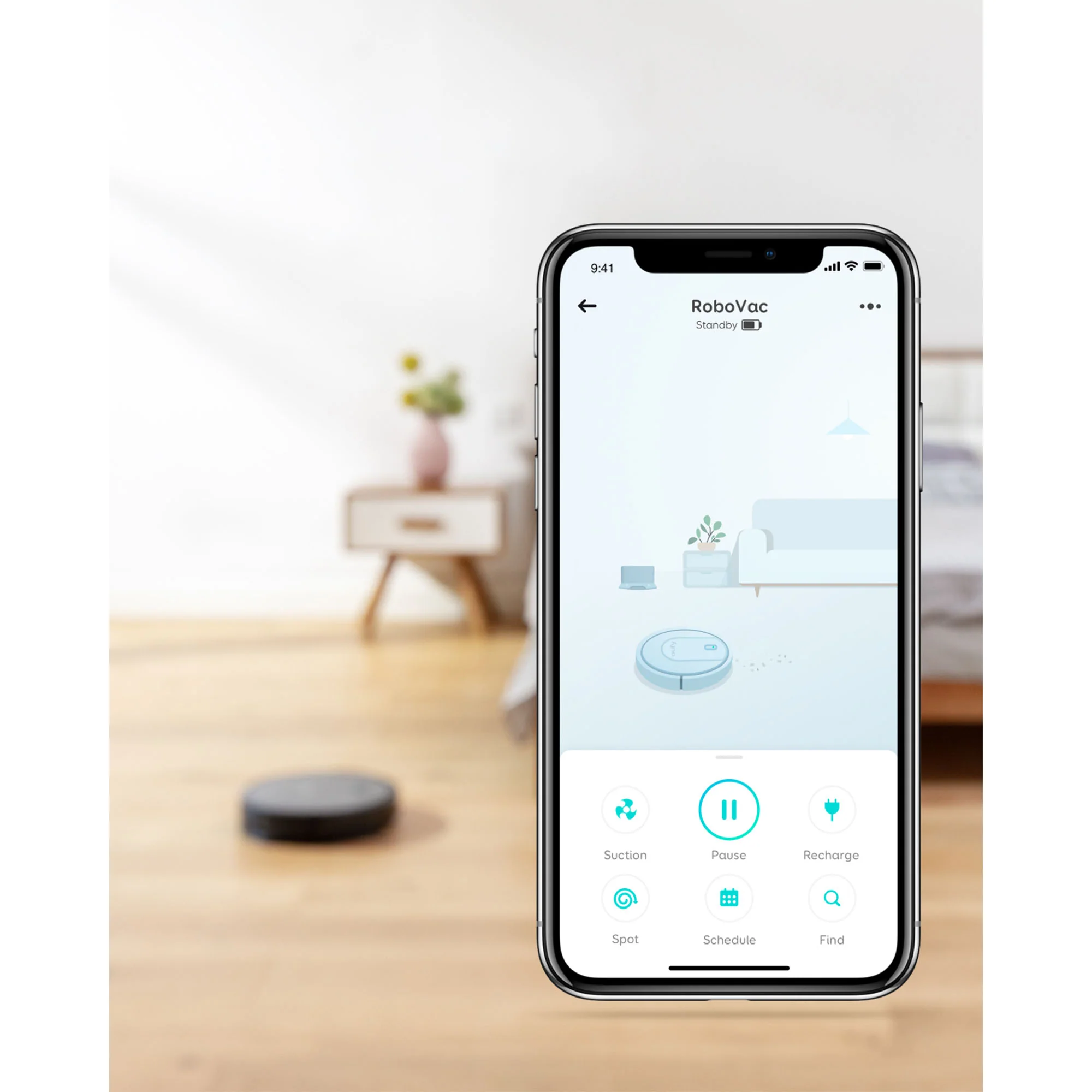 EUFY Robovac G10 Hybrid - Black - Image 4