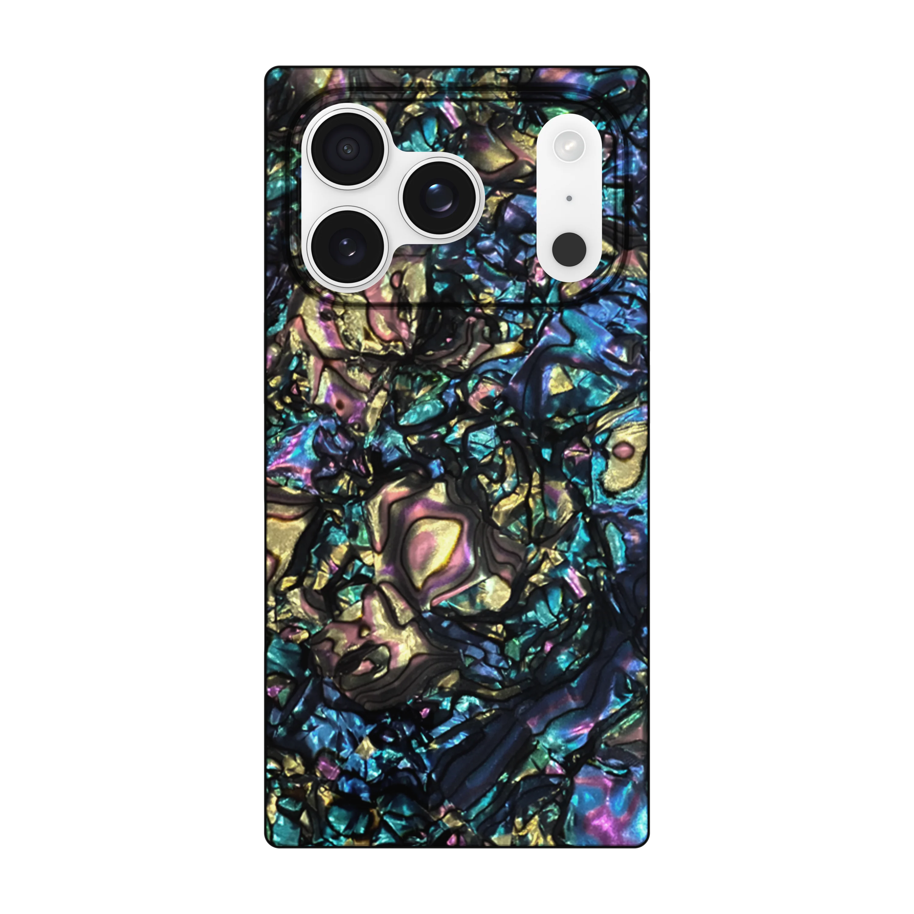 FLAUNT Square Printed MagSafe Case for iPhone 17 Pro - Abalone Shell