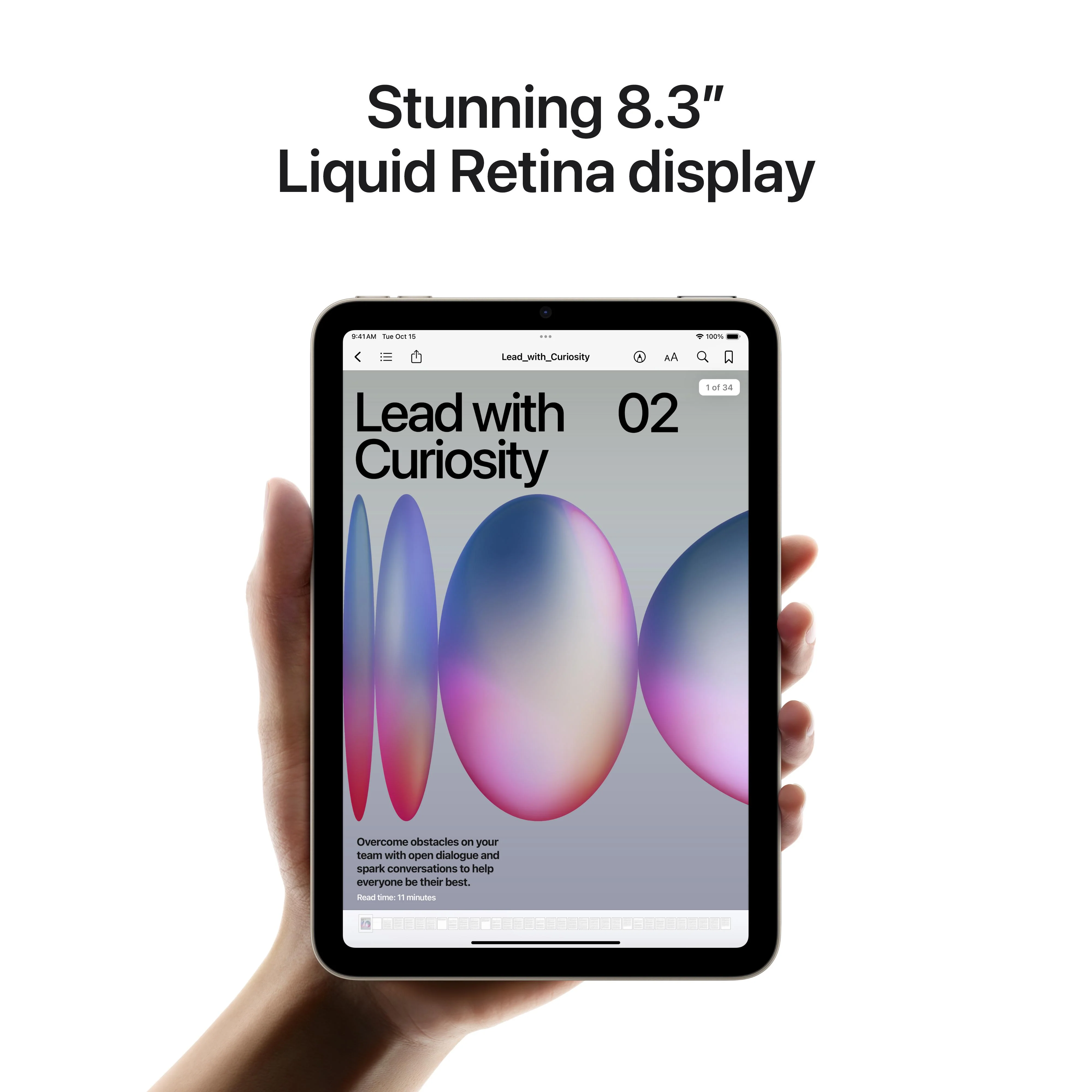 iPad mini Wi-Fi 512GB - Blue (A17 Pro) - Image 5