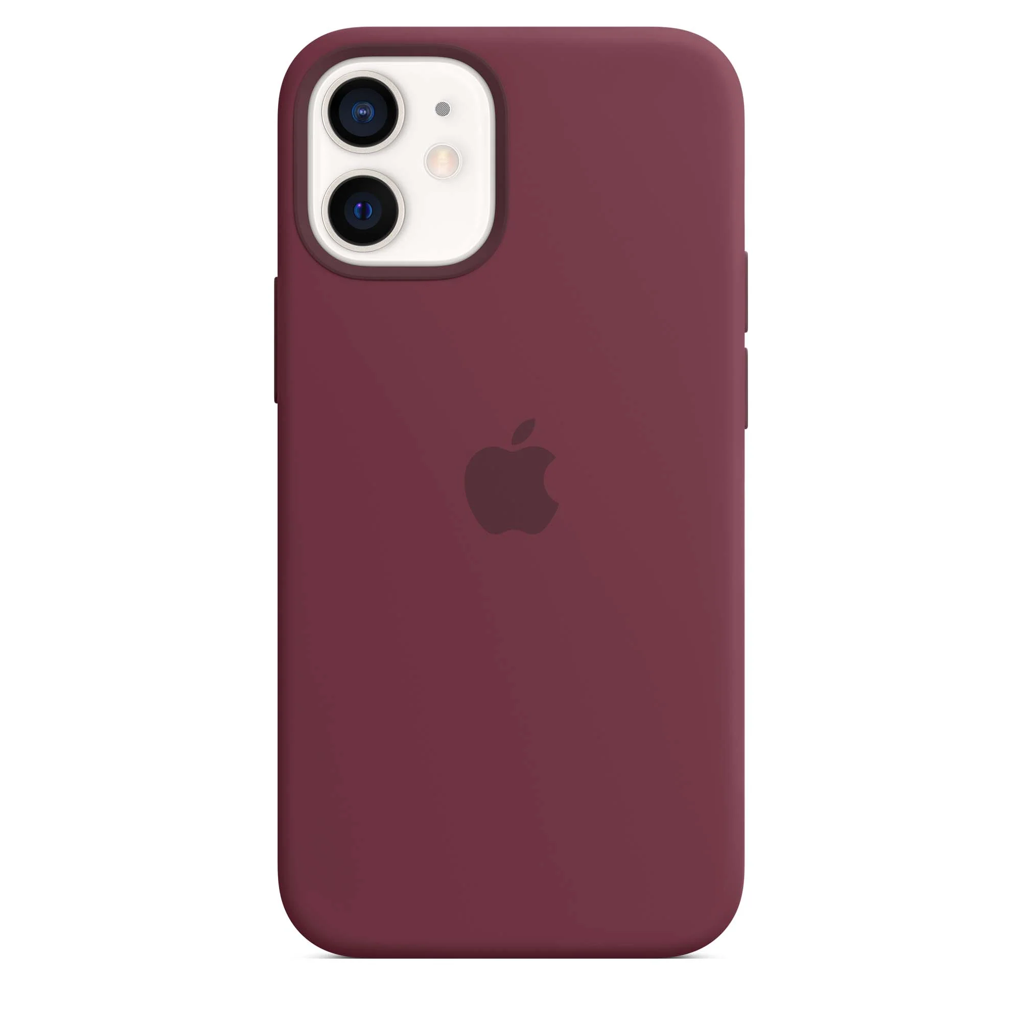 iPhone 12 mini Silicone Case with MagSafe - Plum - Image 4