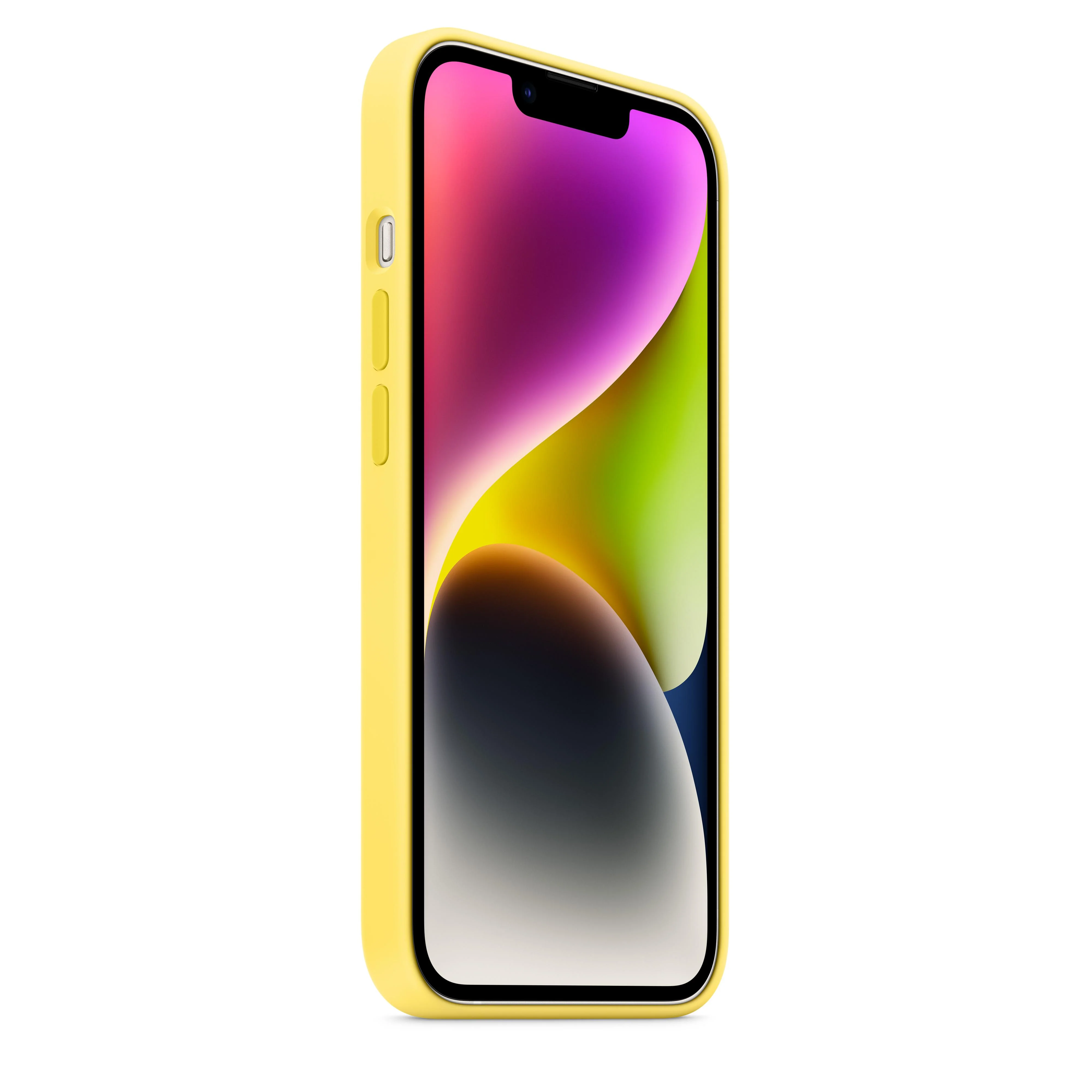 iPhone 14 Plus Silicone Case with MagSafe - Canary Yellow - Image 7