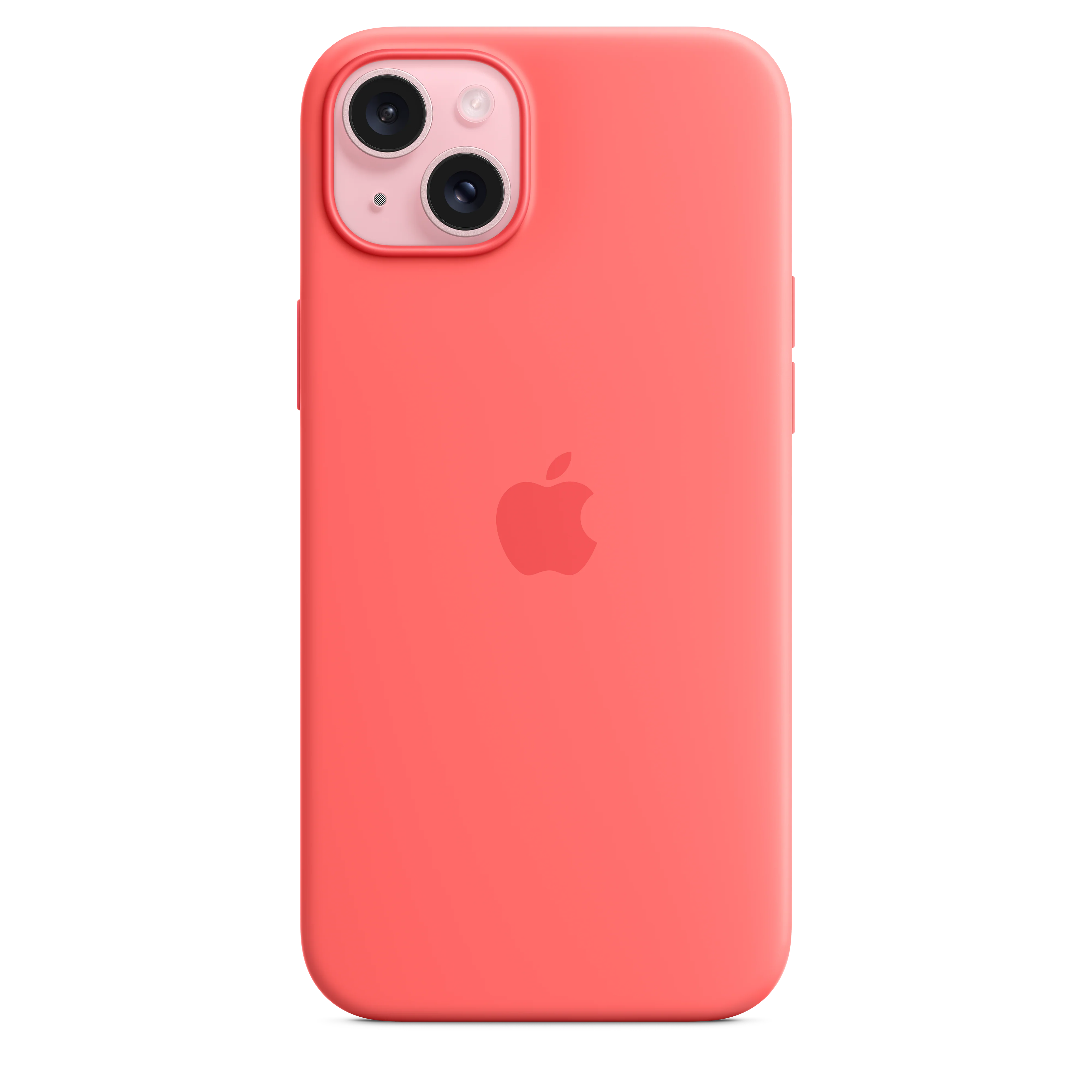 iPhone 15 Plus Silicone Case with MagSafe - Guava - Image 2