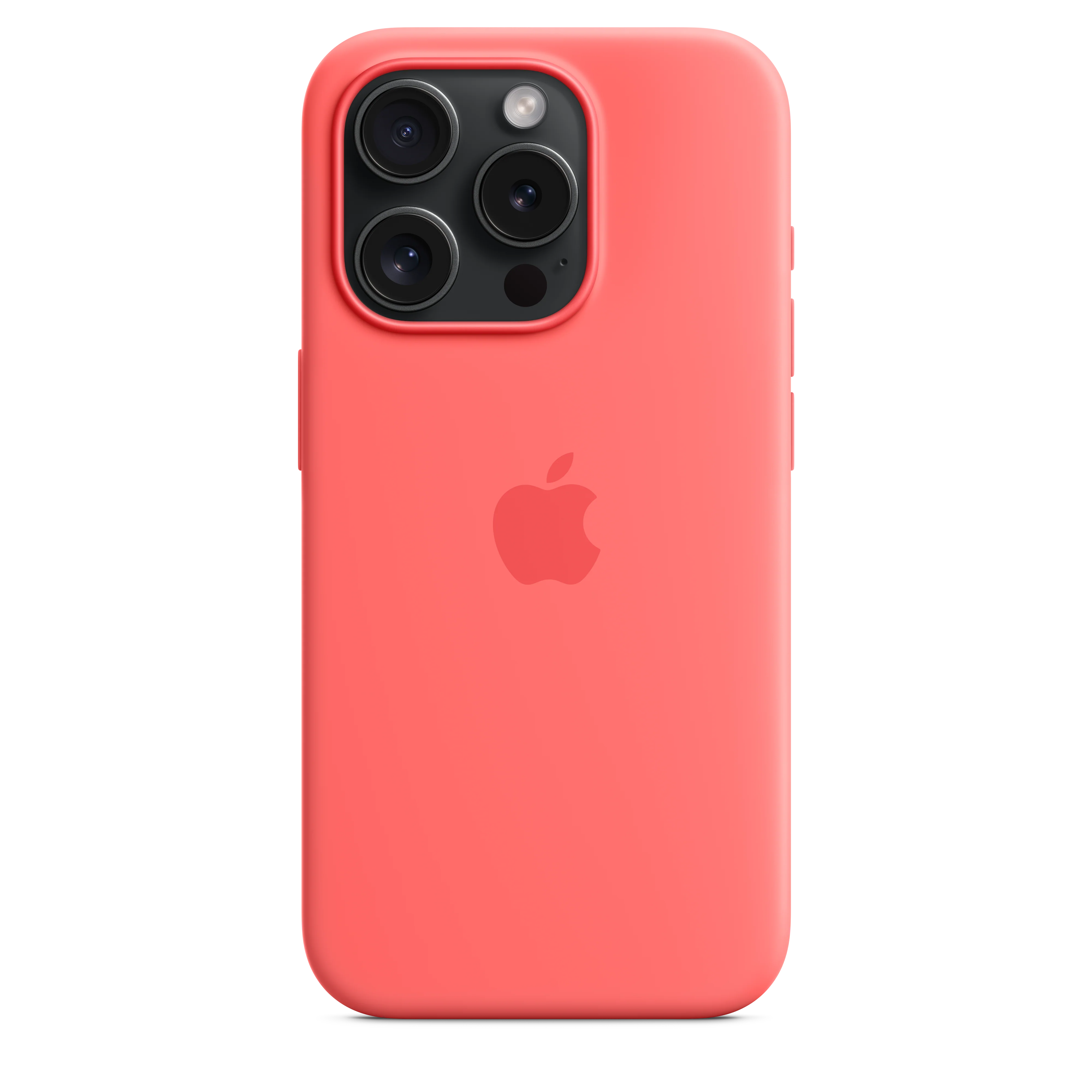 iPhone 15 Pro Silicone Case with MagSafe - Guava - Image 4