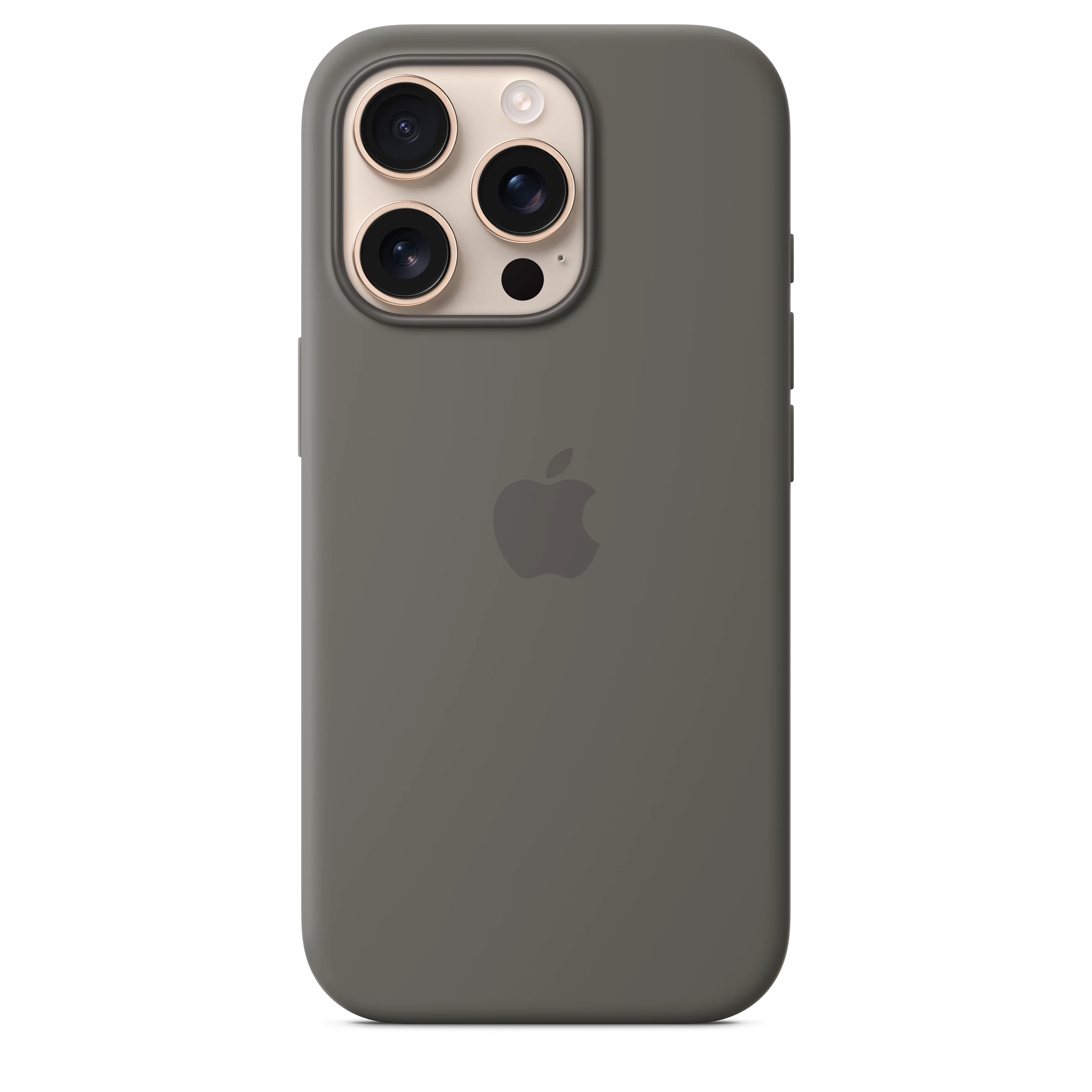 iPhone 16 Pro Silicone Case with MagSafe - Stone Gray