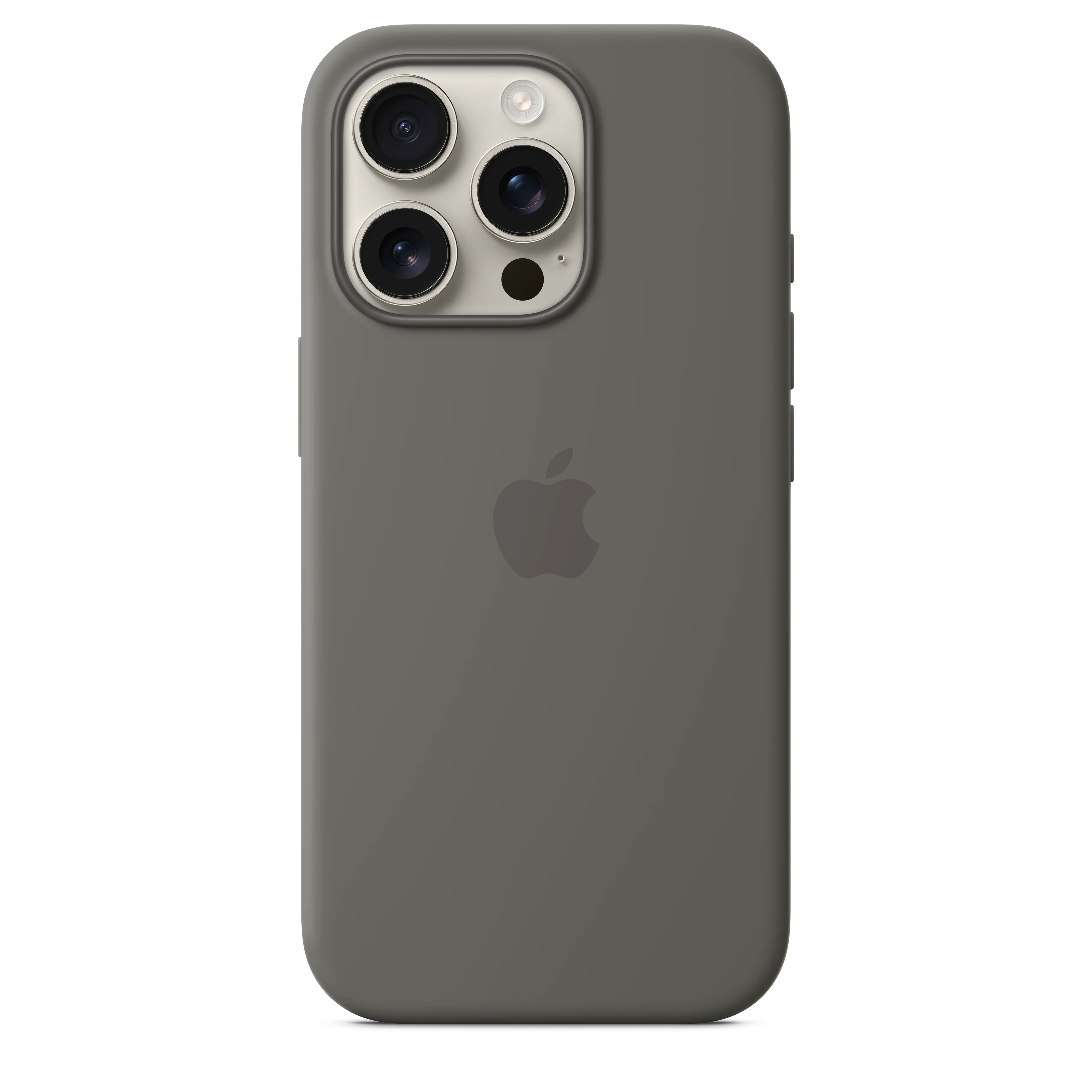 iPhone 16 Pro Silicone Case with MagSafe - Stone Gray - Image 2