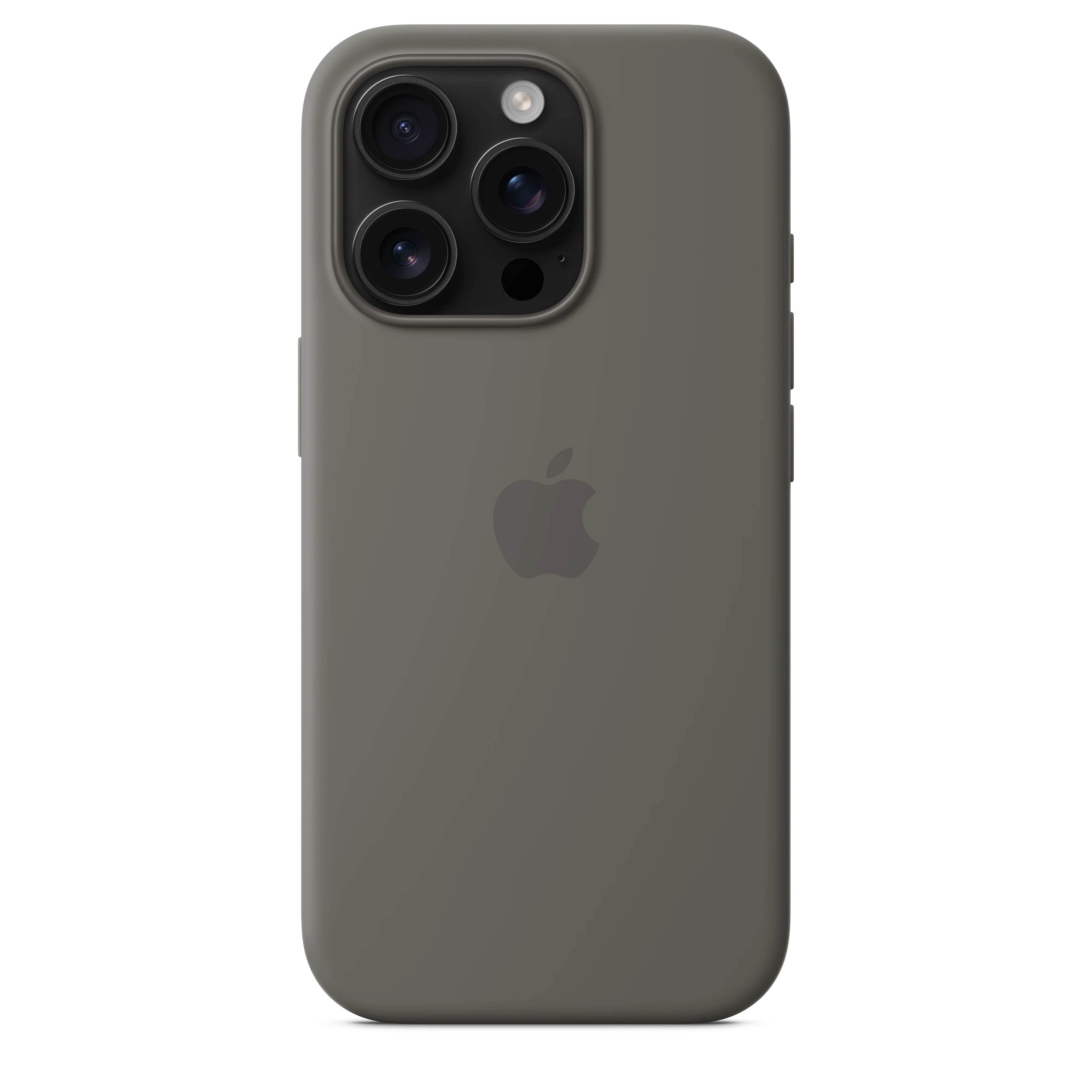 iPhone 16 Pro Silicone Case with MagSafe - Stone Gray - Image 4
