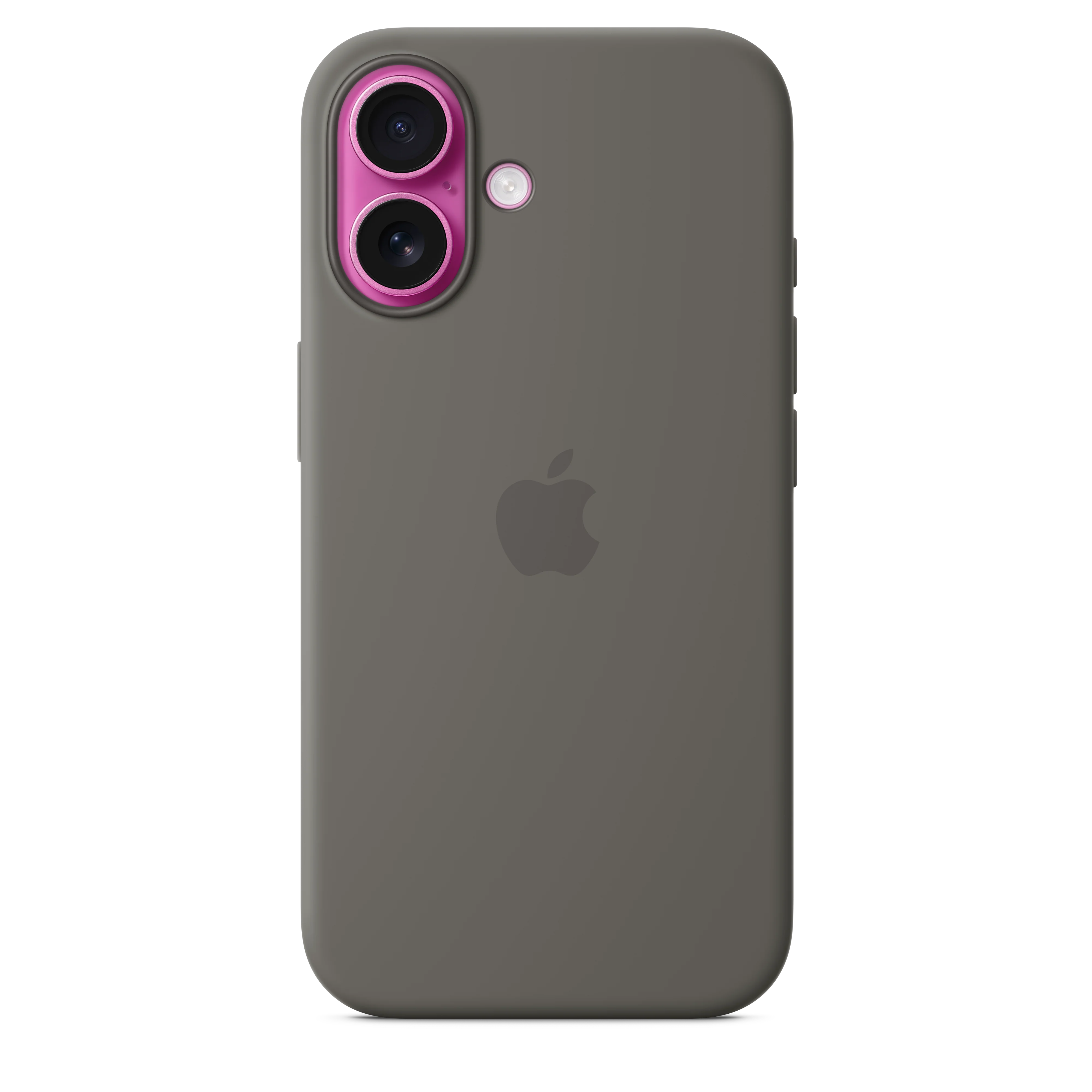 iPhone 16 Silicone Case with MagSafe - Stone Gray - Image 3
