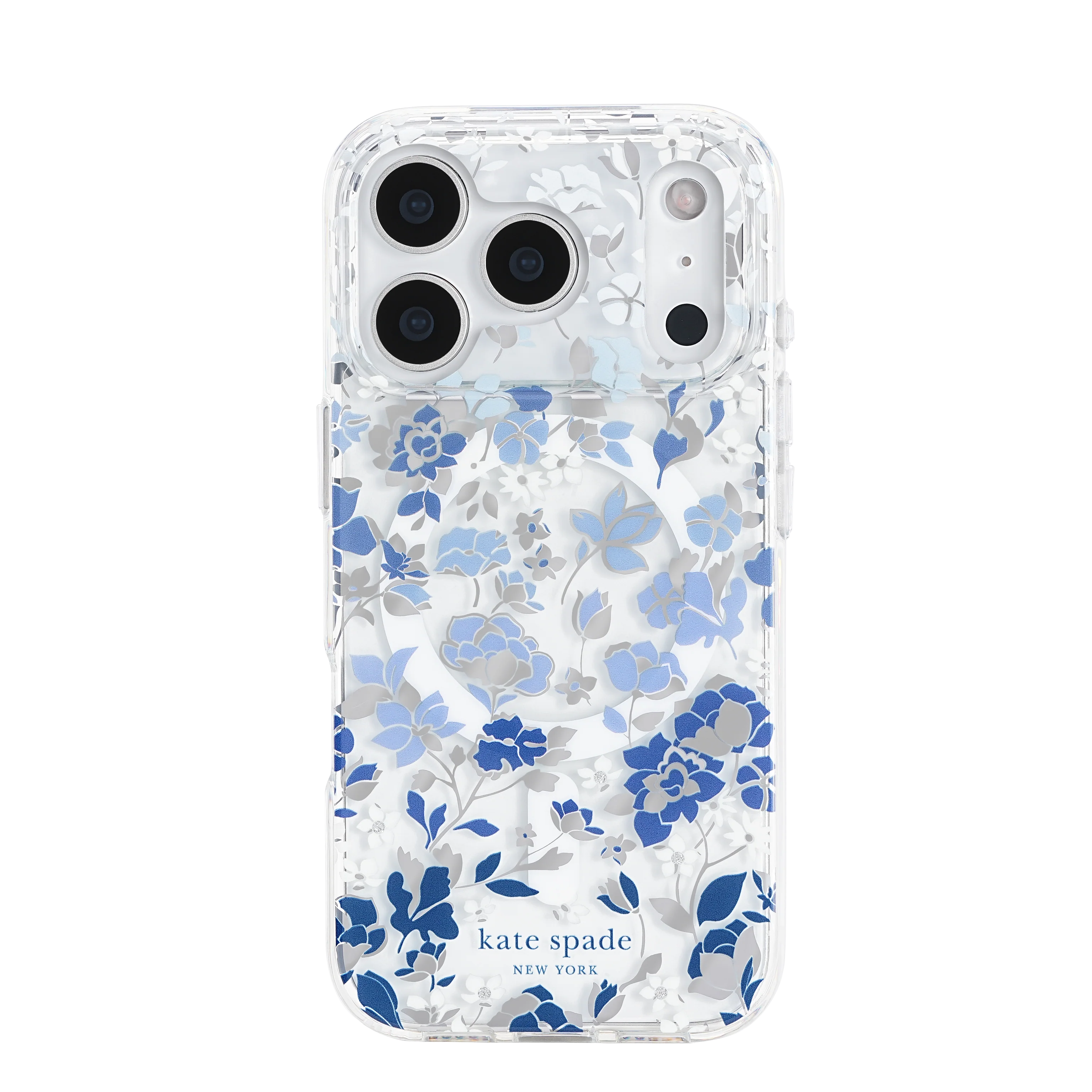 KATE SPADE Printed MagSafe Case for iPhone 17 Pro - Flowerbed Blue