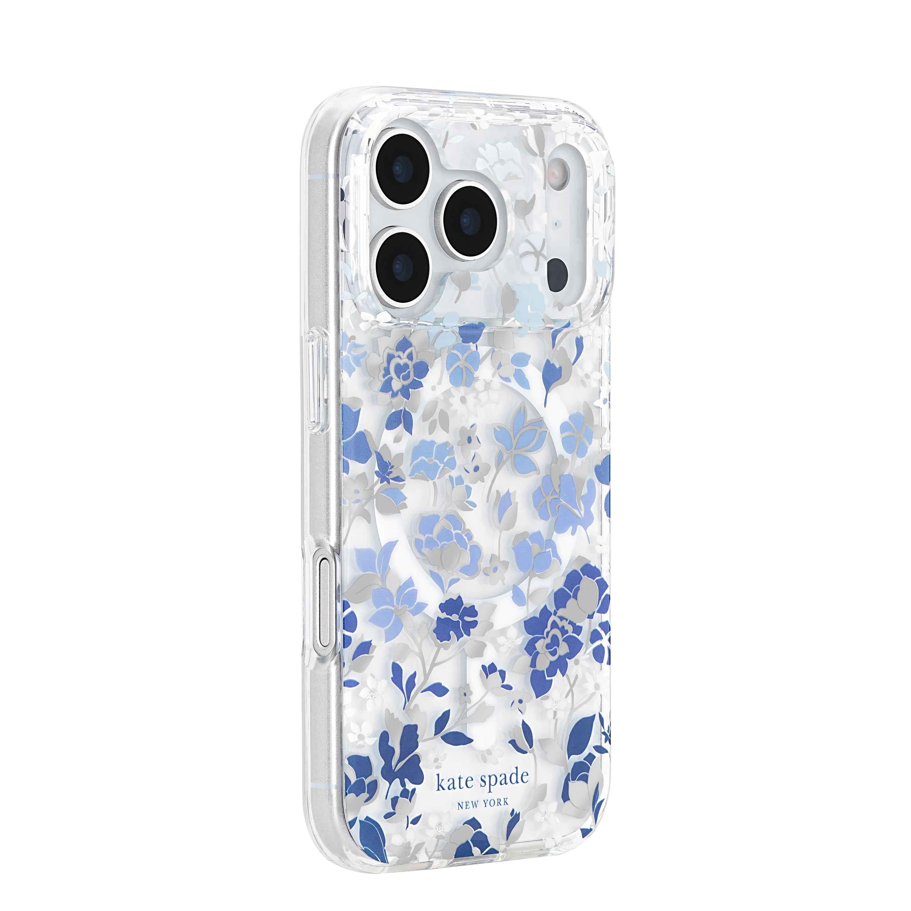 KATE SPADE Printed MagSafe Case for iPhone 17 Pro - Flowerbed Blue - Image 2