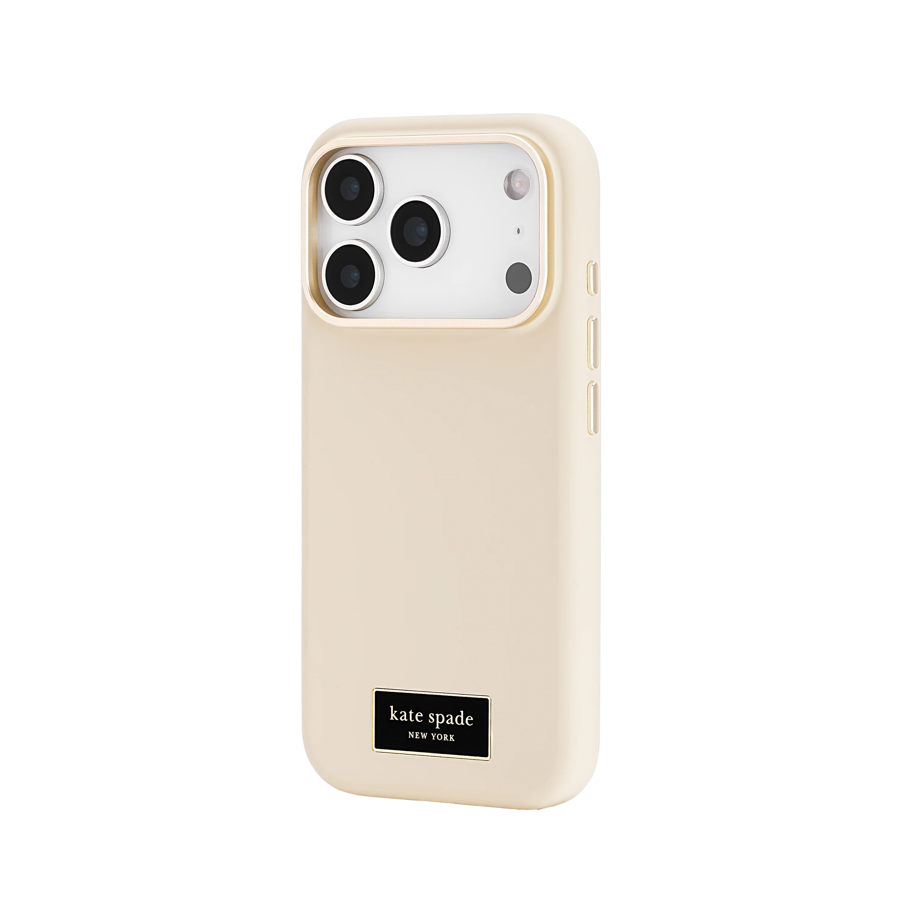 KATE SPADE Silicone Icon MagSafe Case for iPhone 17 Pro - Perfect Beige - Image 3