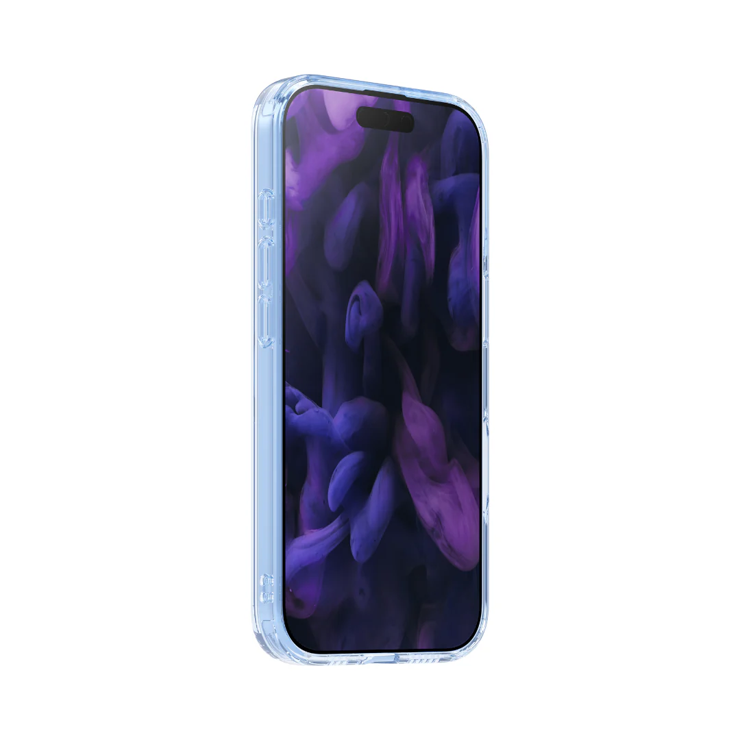 LAUT Crystal Fluro MagSafe Case for iPhone 17 - Light Blue - Image 3
