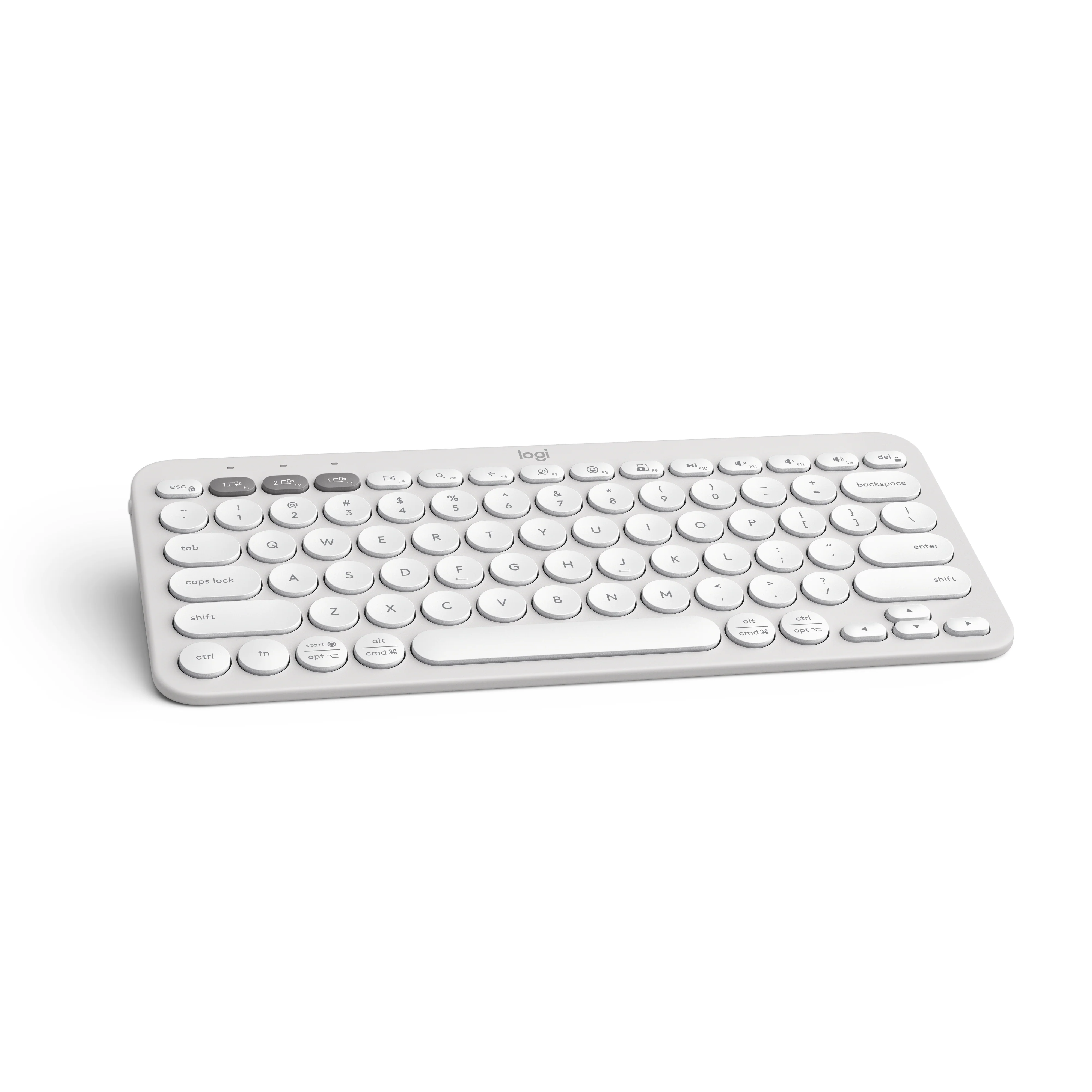 LOGITECH Pebble Keys 2 K380S - Tonal White - Image 3