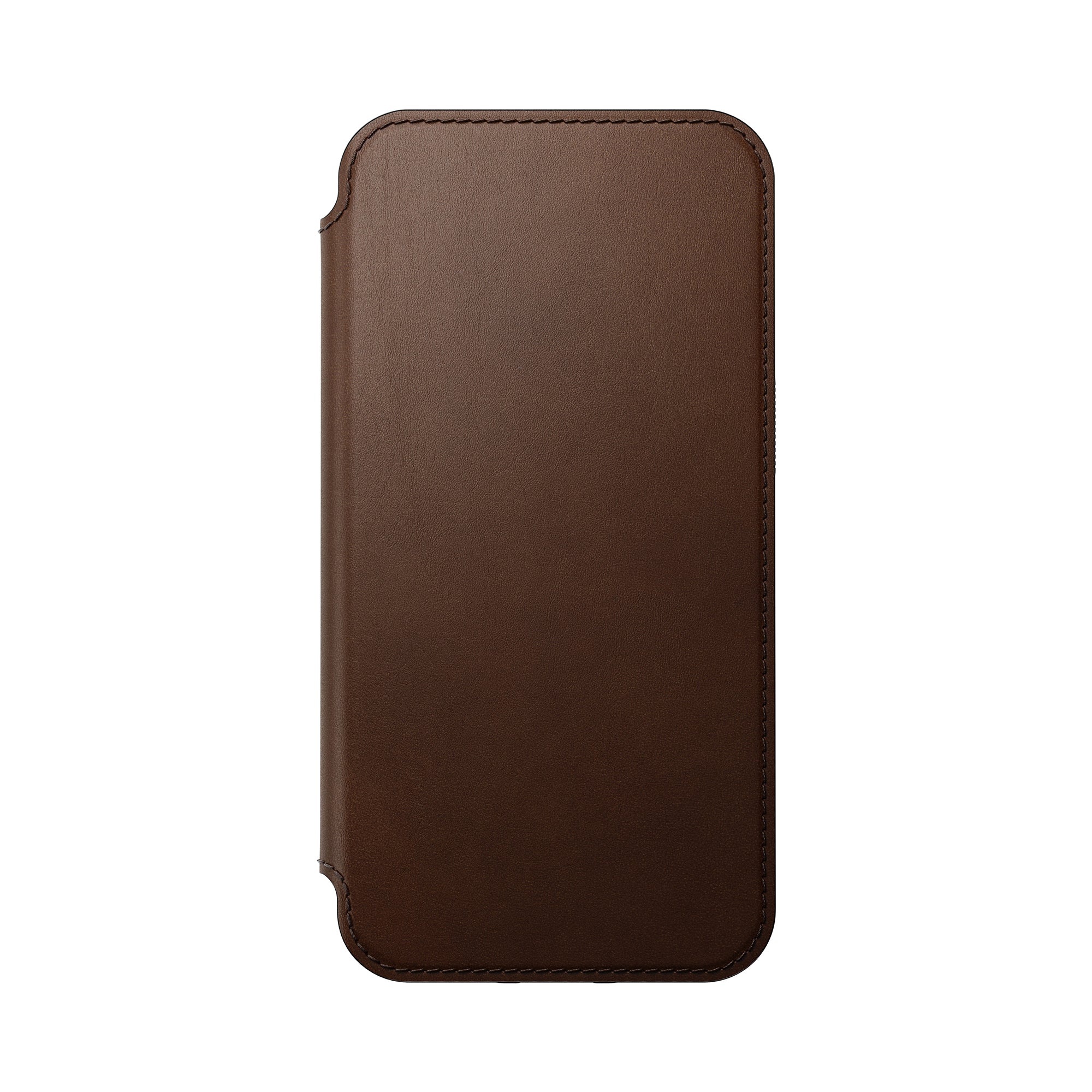 NOMAD Modern Leather Folio/Nomad for iPhone 14 - Brown - Image 6