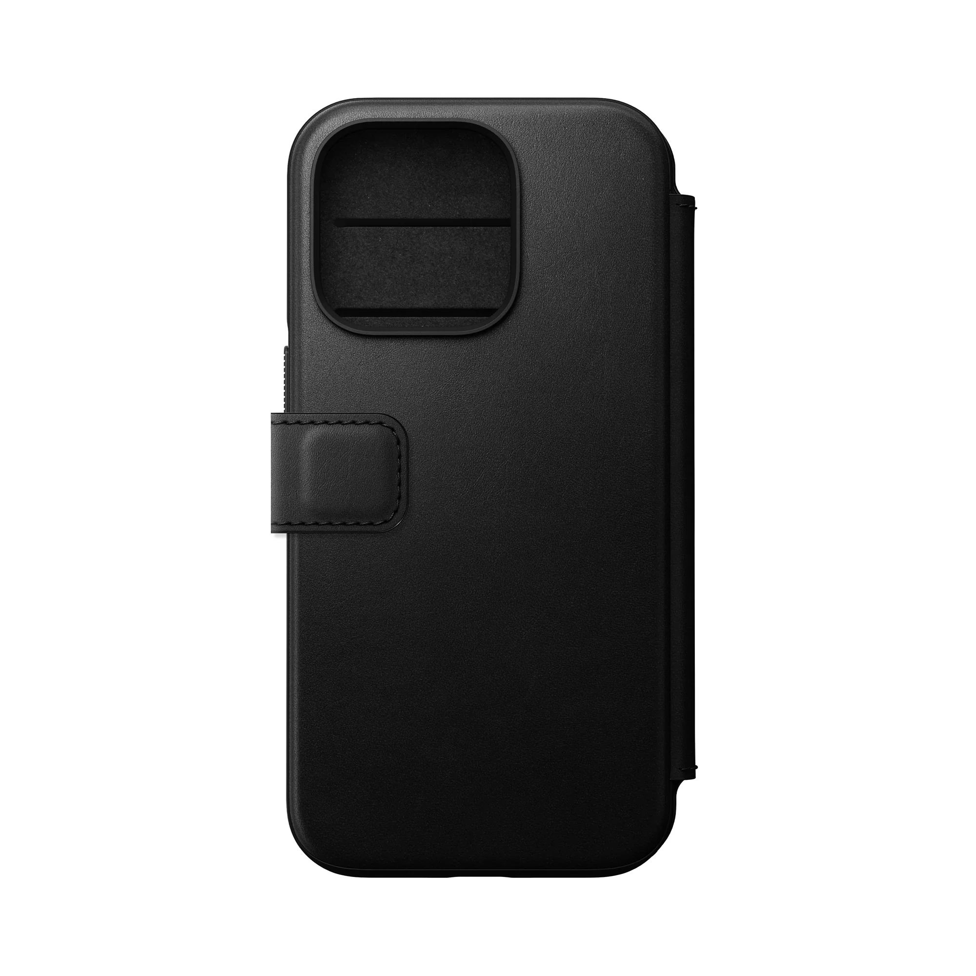 NOMAD Modern Leather Folio/Nomad for iPhone 14 Pro - Black - Image 3