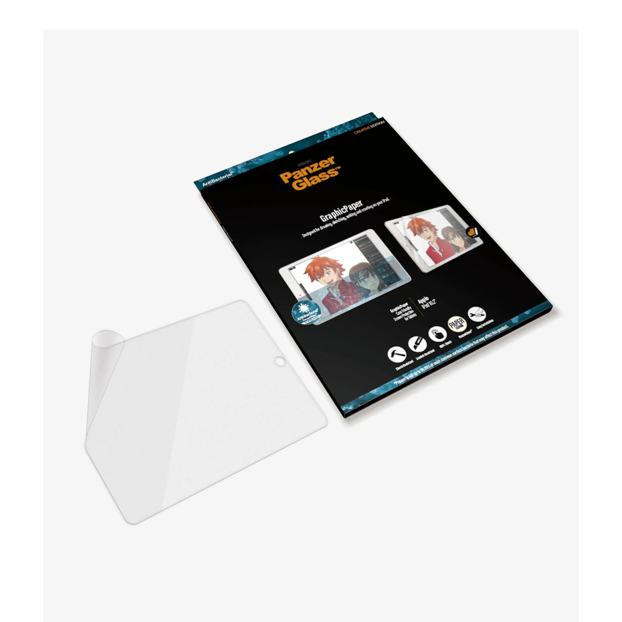 PANZERGLASS GraphicPaper for iPad (7th-9th Gen) - Clear - Image 5