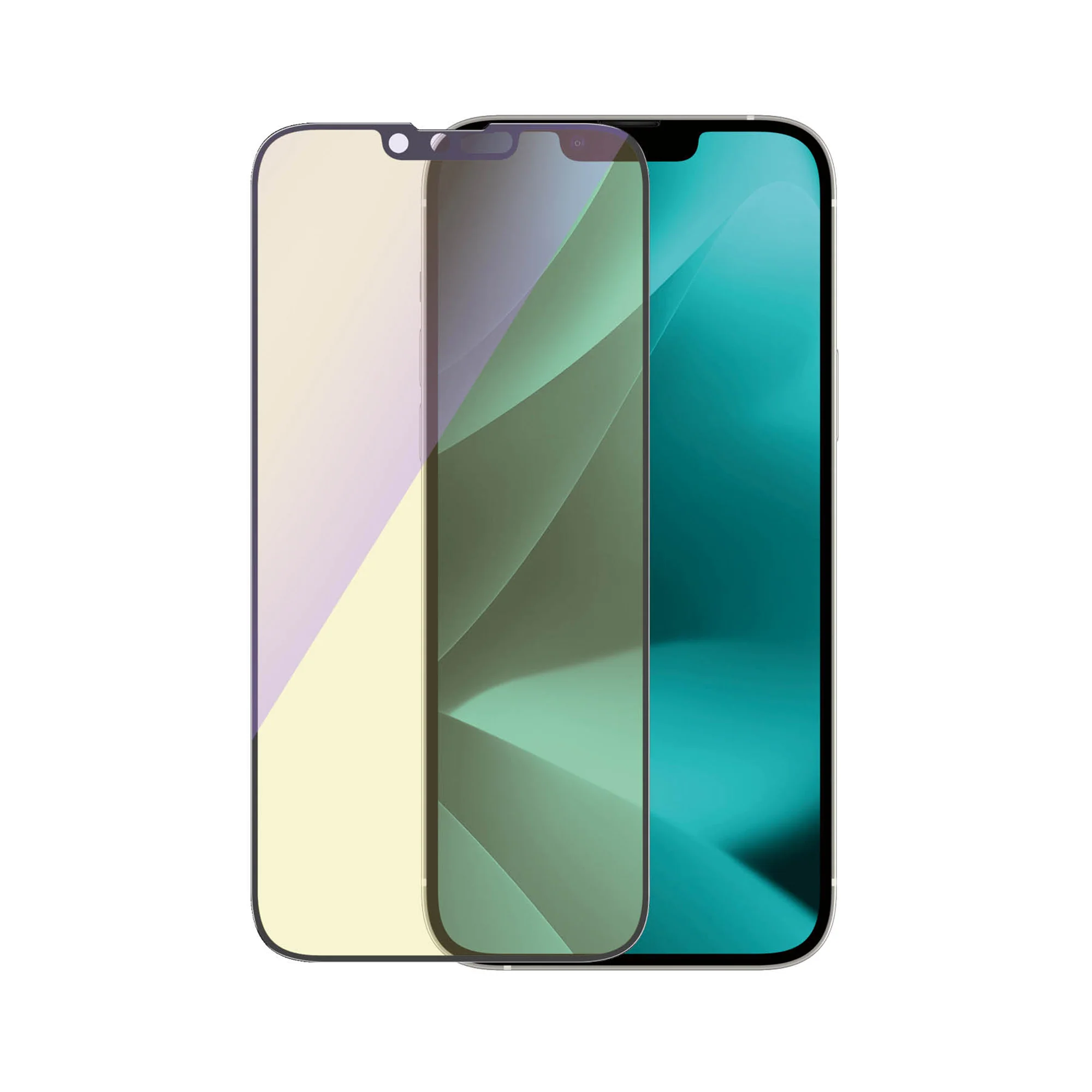PANZERGLASS Ultra-Wide Fit Anti-Bluelight (wA) for iPhone 14 Plus - Clear - Image 3