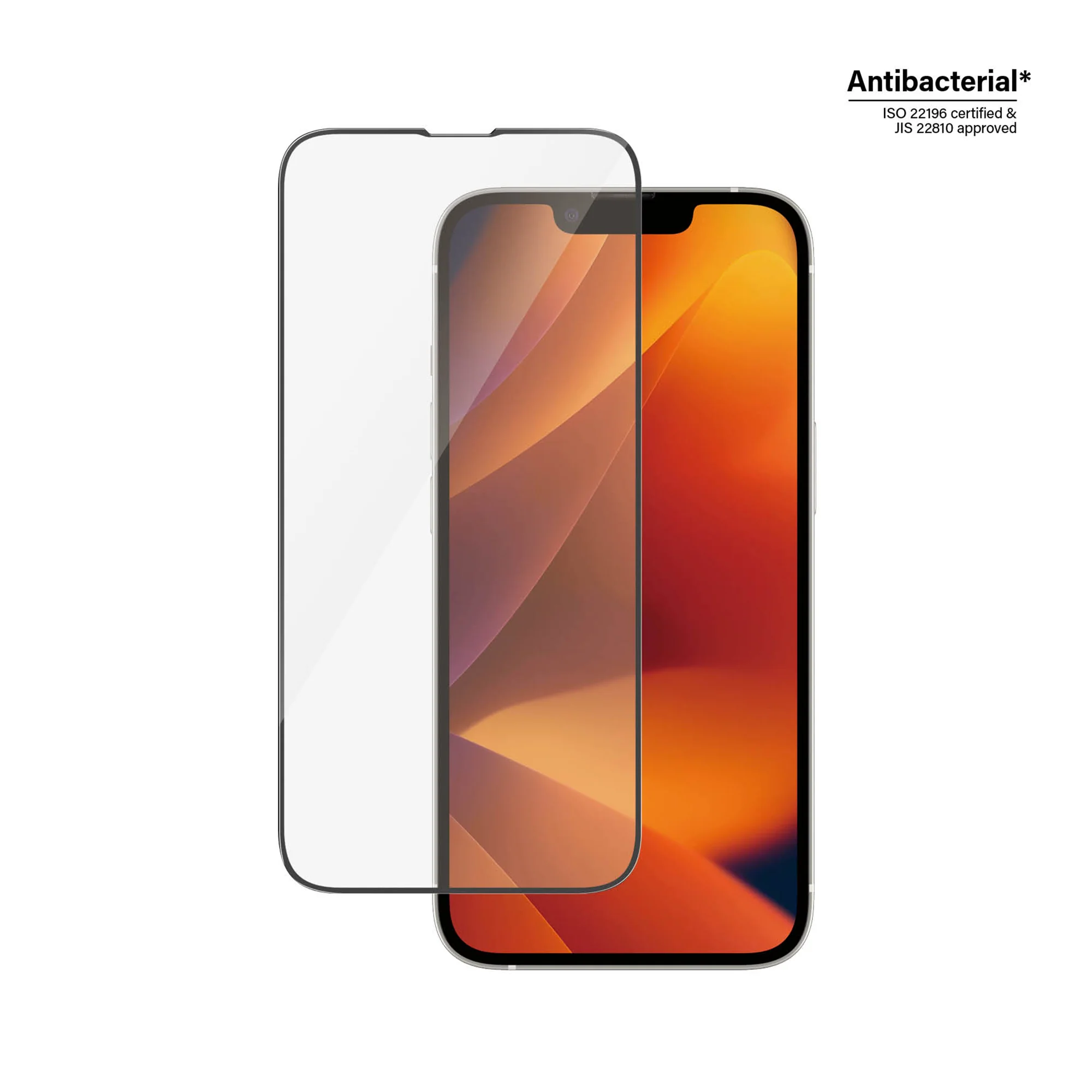 PANZERGLASS Ultra-Wide Fit for iPhone 14 - Clear - Image 2