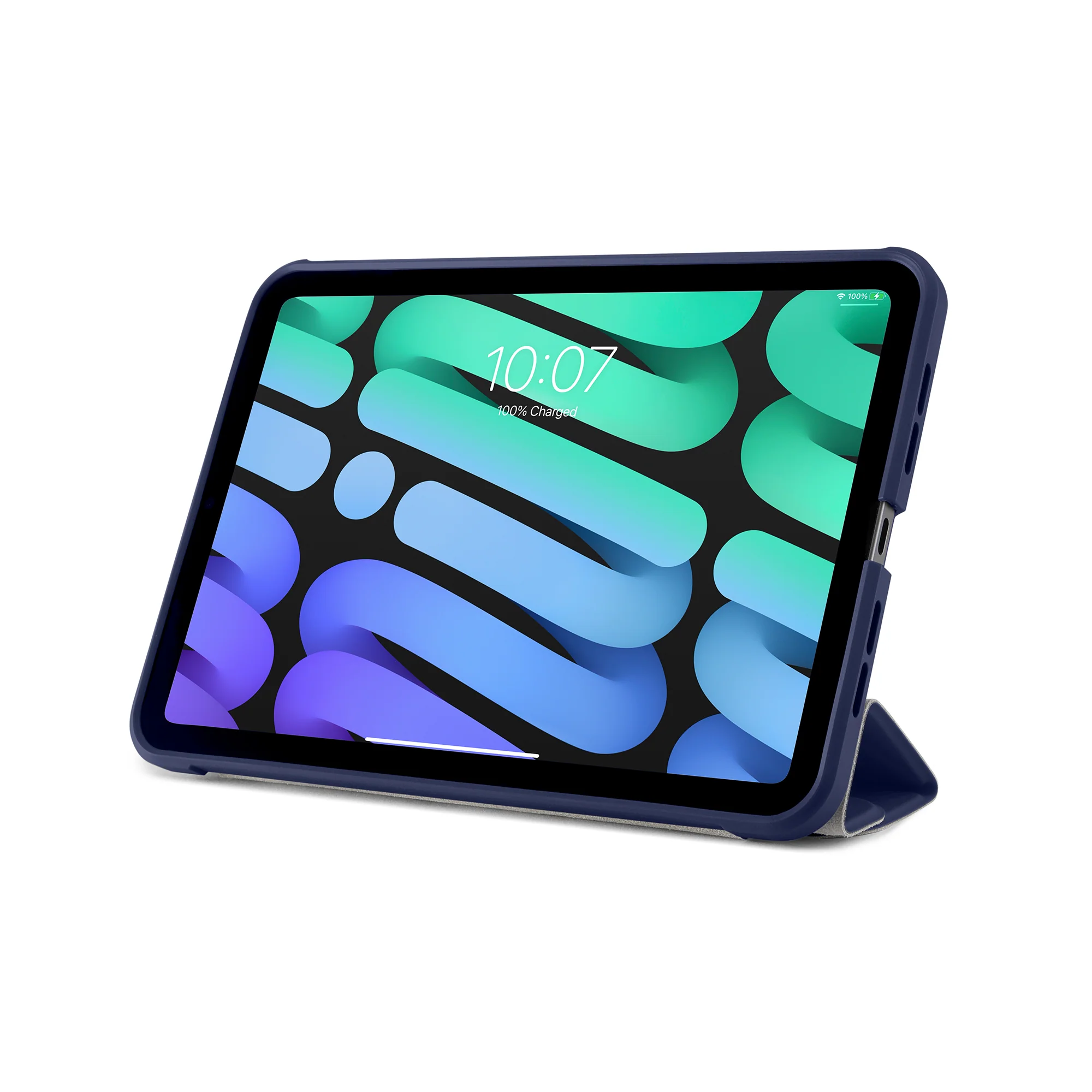 PIPETTO Origami No.1 Case for iPad mini (6th Gen) - Dark Blue - Image 7