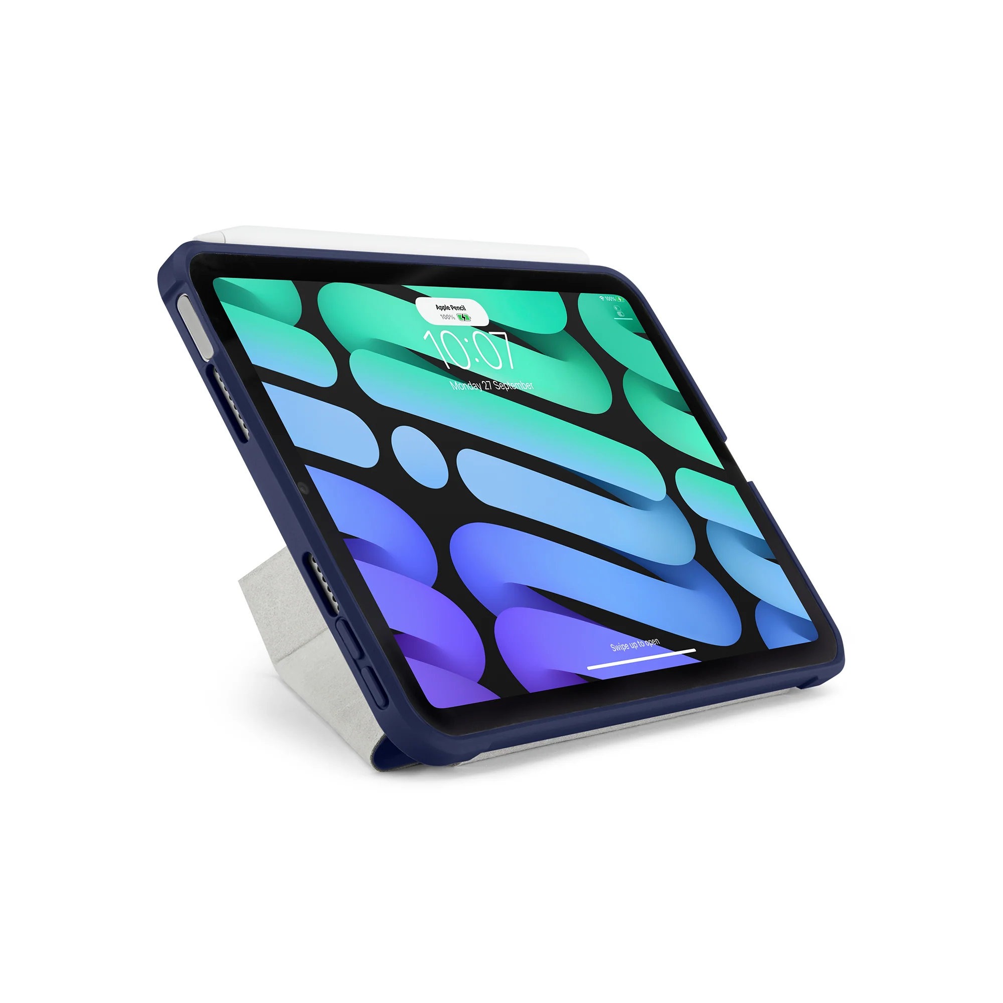 PIPETTO Origami No.1 Case for iPad mini (6th Gen) - Dark Blue - Image 8