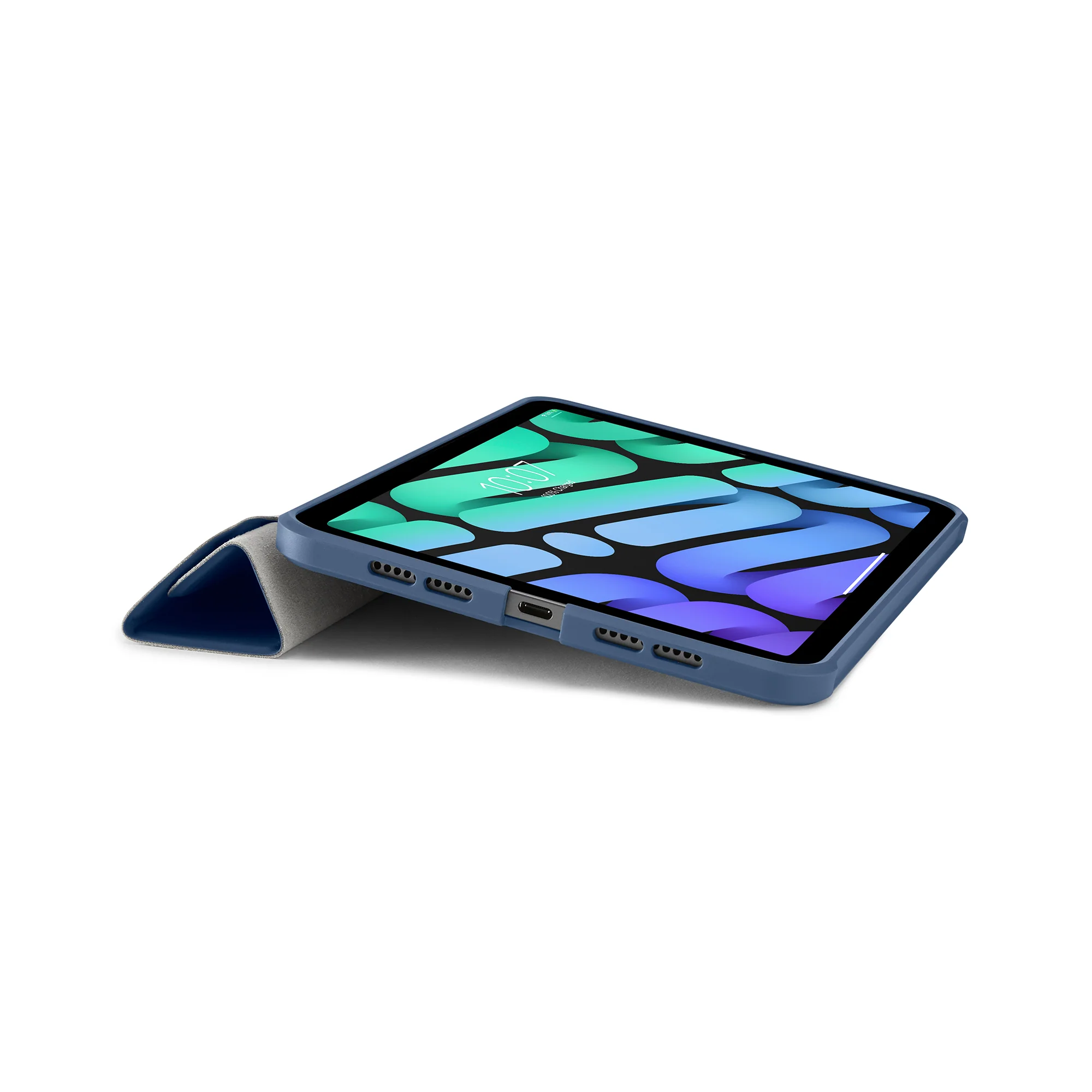PIPETTO Origami No.1 Case for iPad mini (6th Gen) - Navy - Image 6