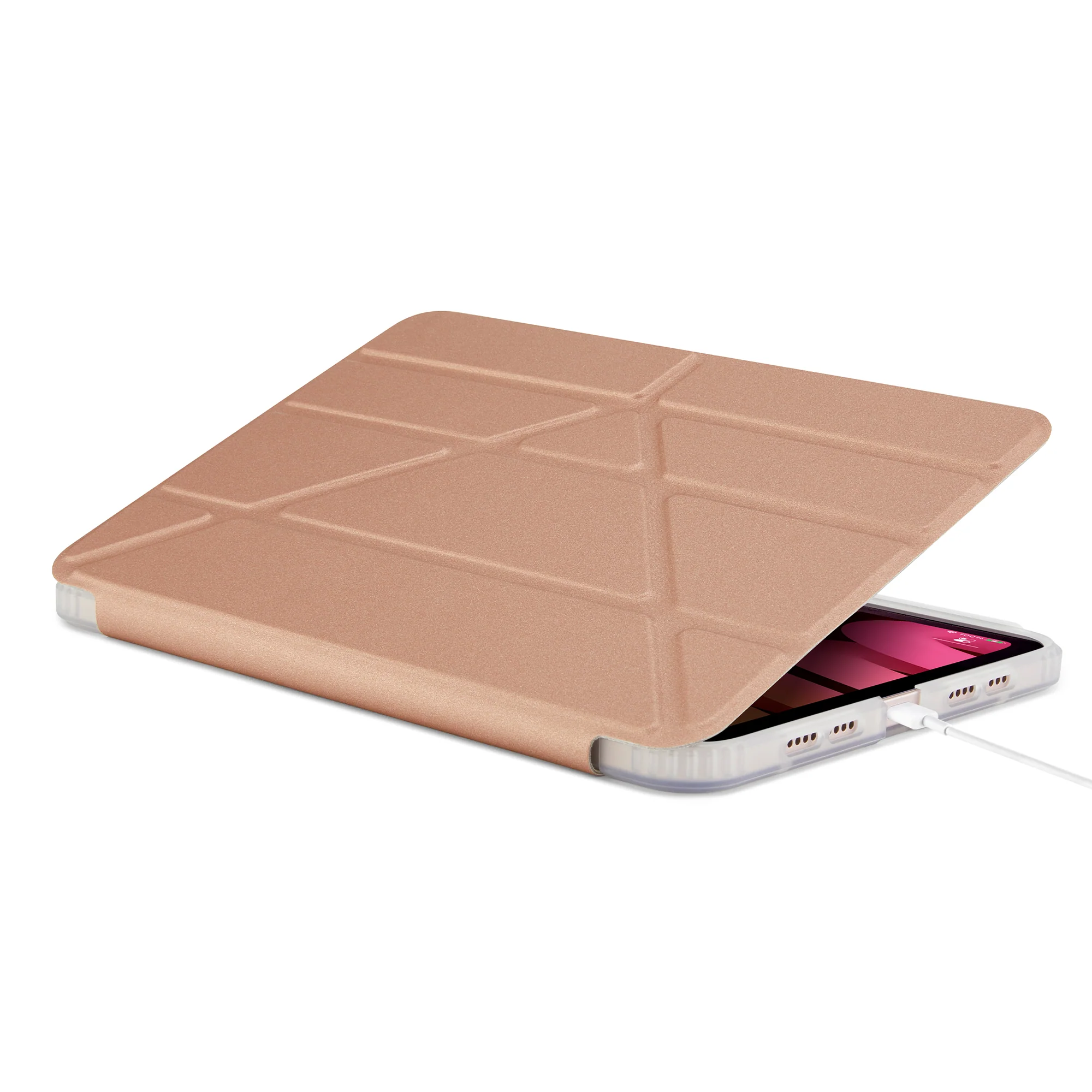 PIPETTO Origami No.1 Case for iPad mini (6th Gen) - Rose Gold - Image 10