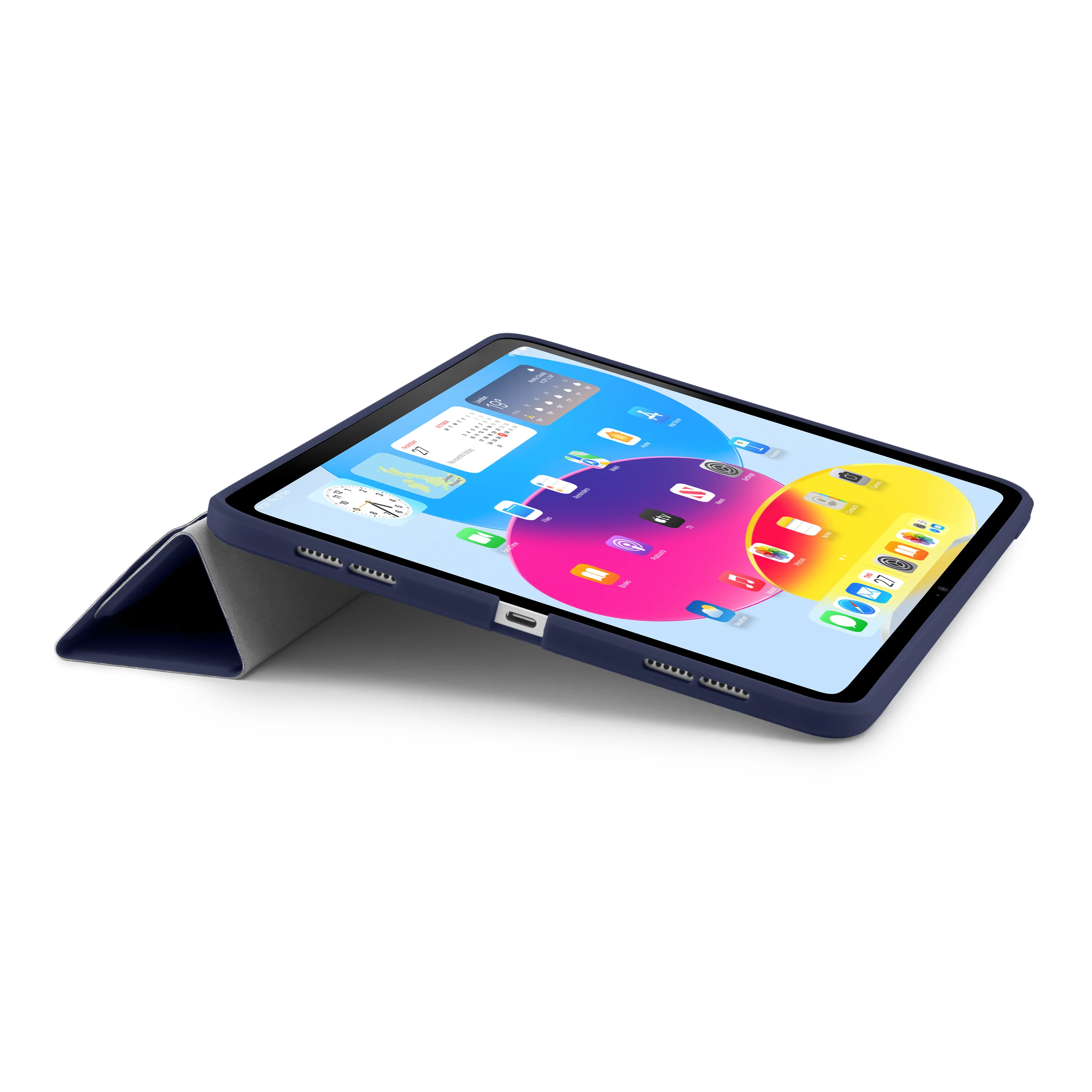 PIPETTO Origami No1 Case for iPad 10th Gen (2022) - Dark Blue - Image 6