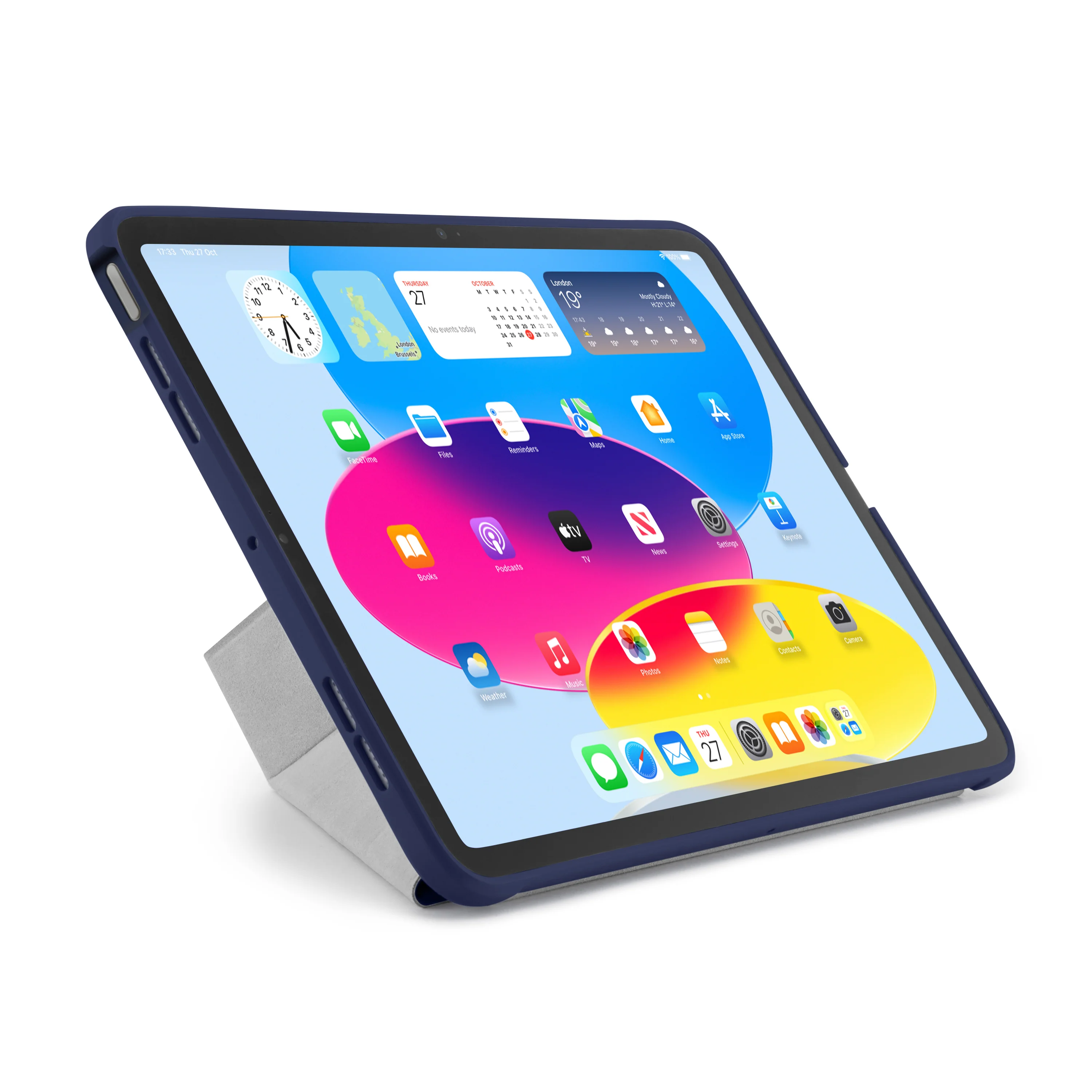 PIPETTO Origami No1 Case for iPad 10th Gen (2022) - Dark Blue - Image 8