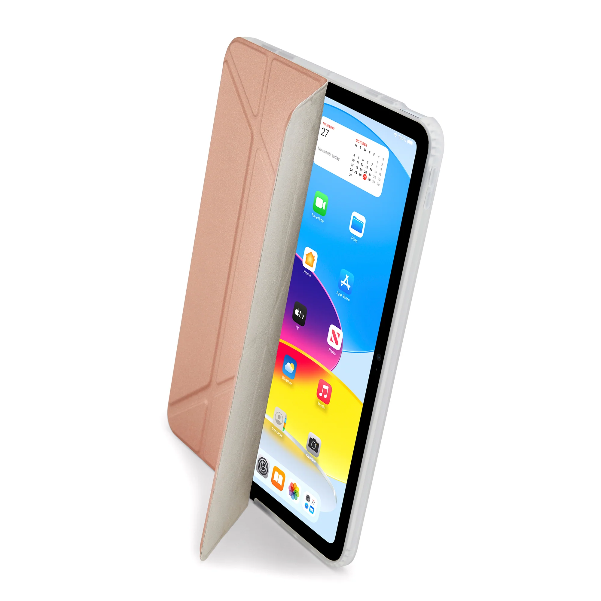 PIPETTO Origami No1 Case for iPad 10th Gen (2022) - Rose Gold - Image 8