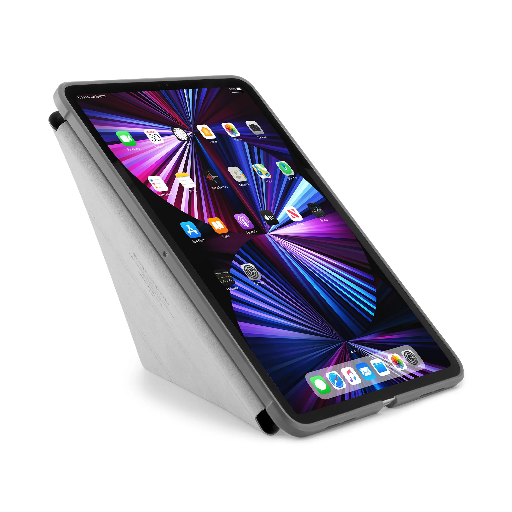 PIPETTO Origami No1 Case for 11" iPad Pro (5th-6th Gen) - Dark Grey - Image 4