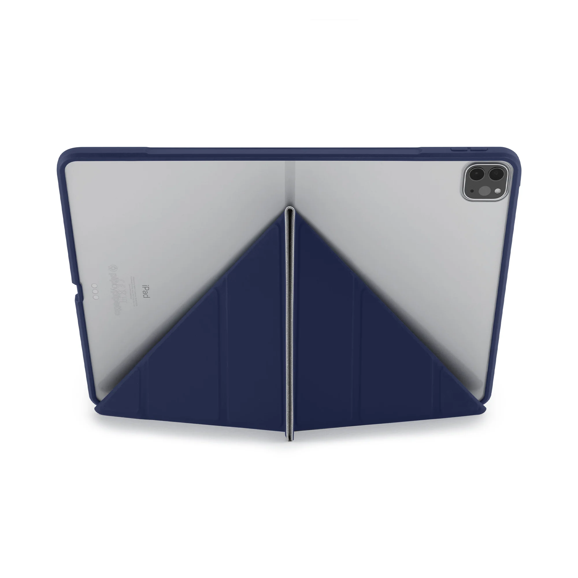 PIPETTO Origami No1 Case for 12.9" iPad Pro (3rd-6th Gen) - Dark Blue - Image 3