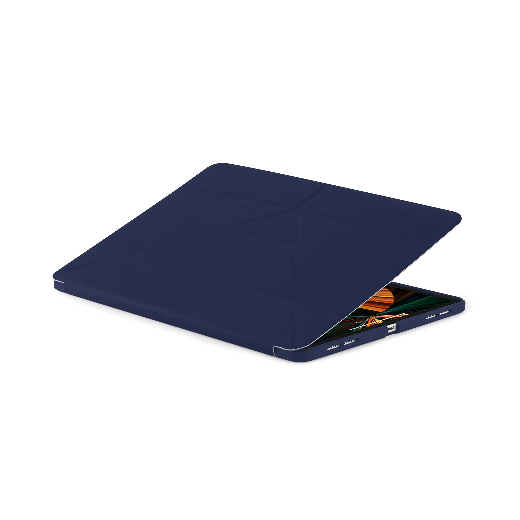 PIPETTO Origami No1 Case for 12.9" iPad Pro (3rd-6th Gen) - Dark Blue - Image 6