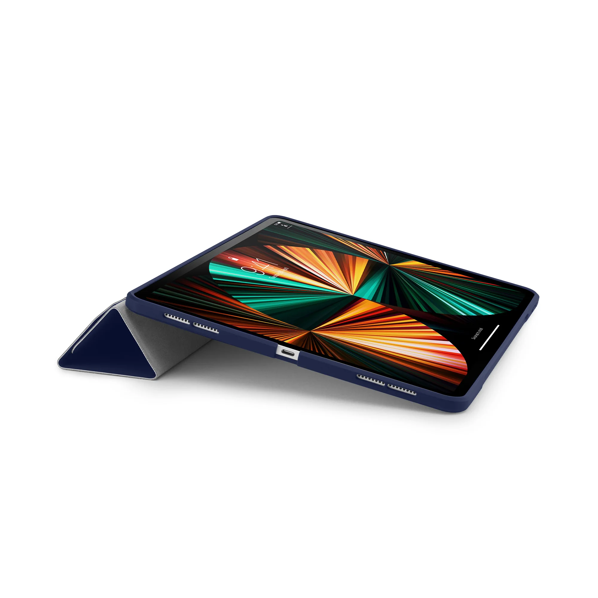 PIPETTO Origami No1 Case for 12.9" iPad Pro (3rd-6th Gen) - Dark Blue - Image 7