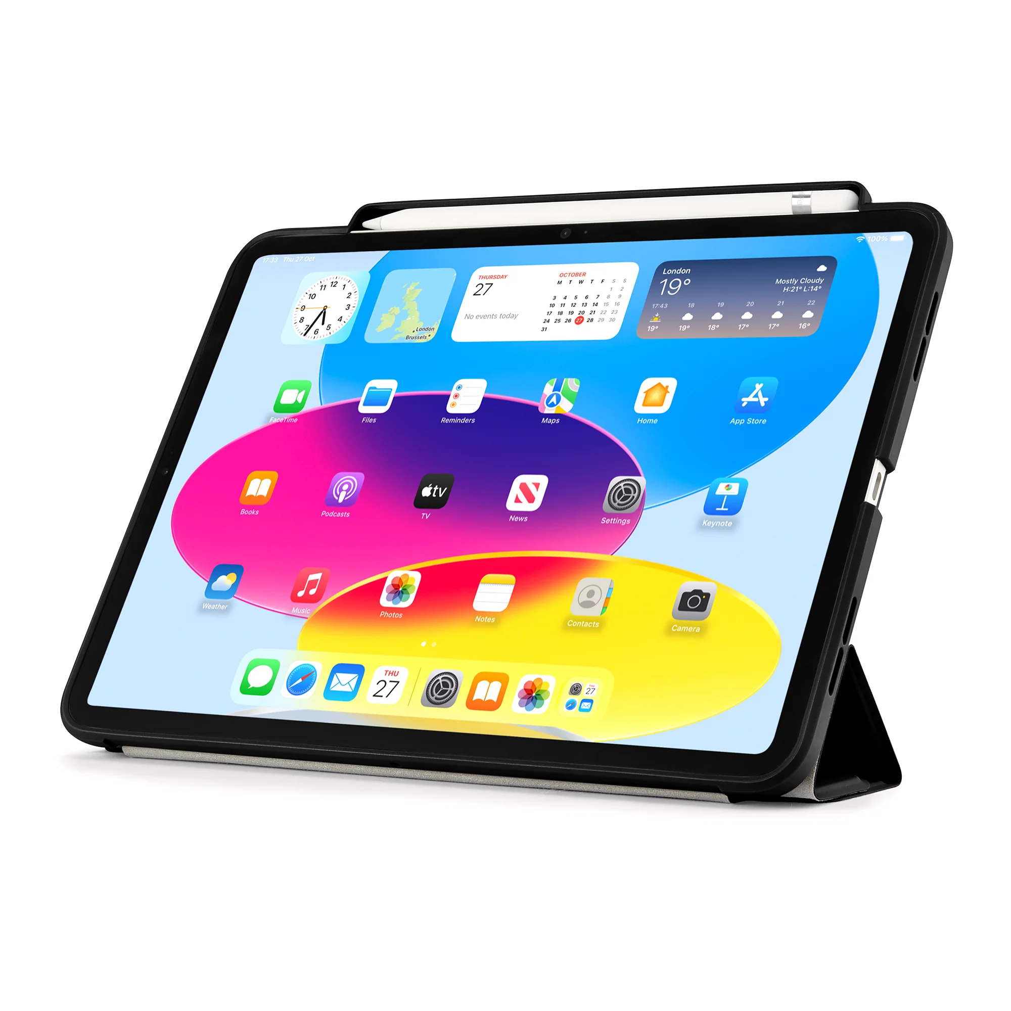 PIPETTO Origami No3 Case for iPad 10th Gen (2022) - Black - Image 7