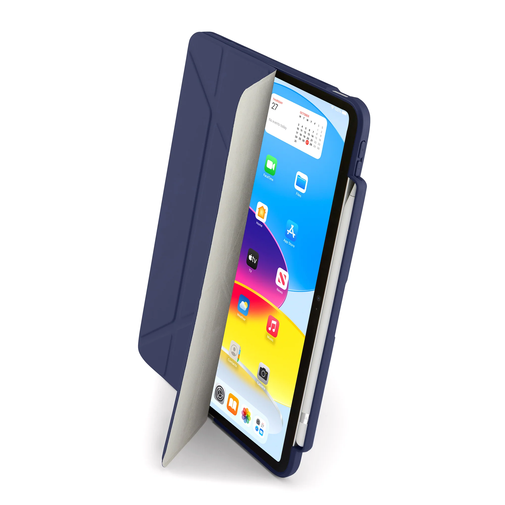 PIPETTO Origami No3 Case for iPad 10th Gen (2022) - Dark Blue - Image 7