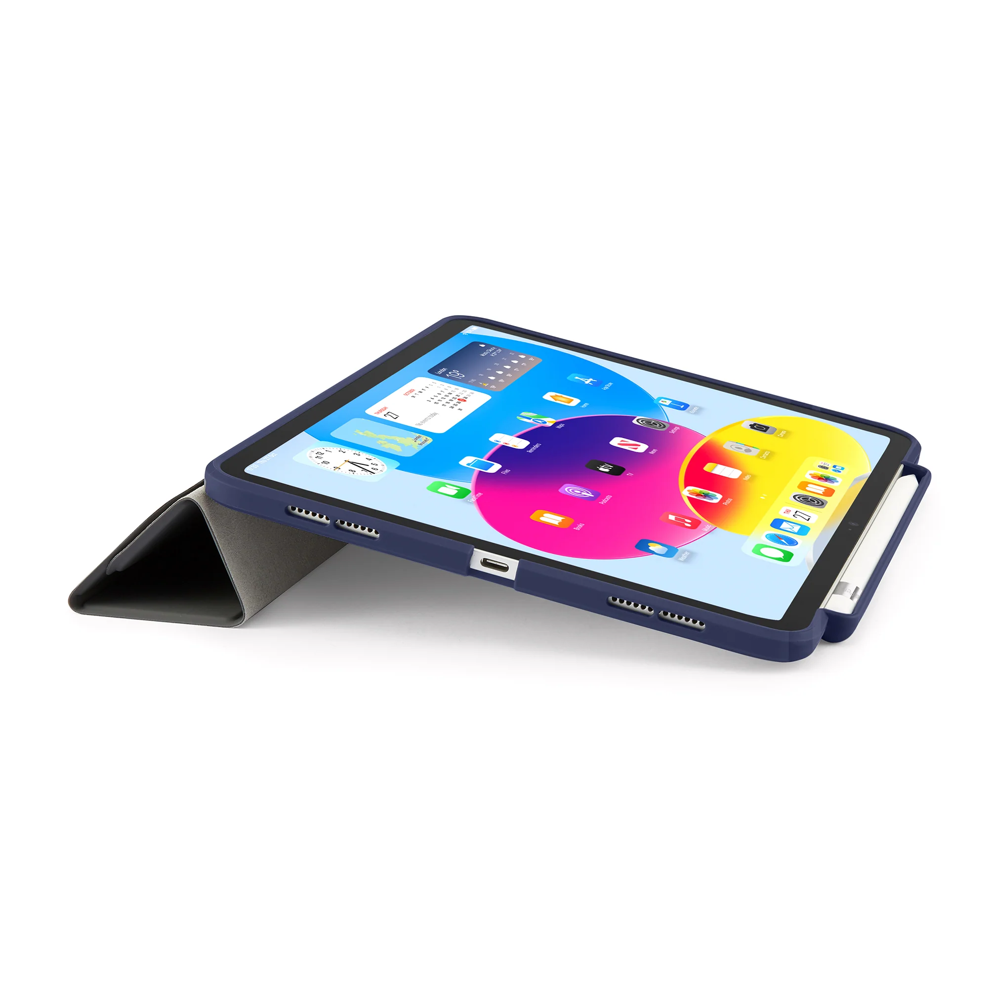 PIPETTO Origami No3 Case for iPad 10th Gen (2022) - Dark Blue - Image 8