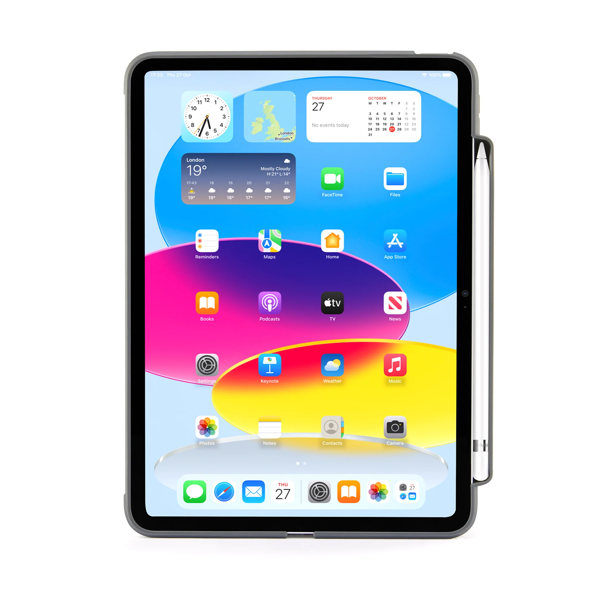PIPETTO Origami No3 Case for iPad 10th Gen (2022) - Dark Grey - Image 4