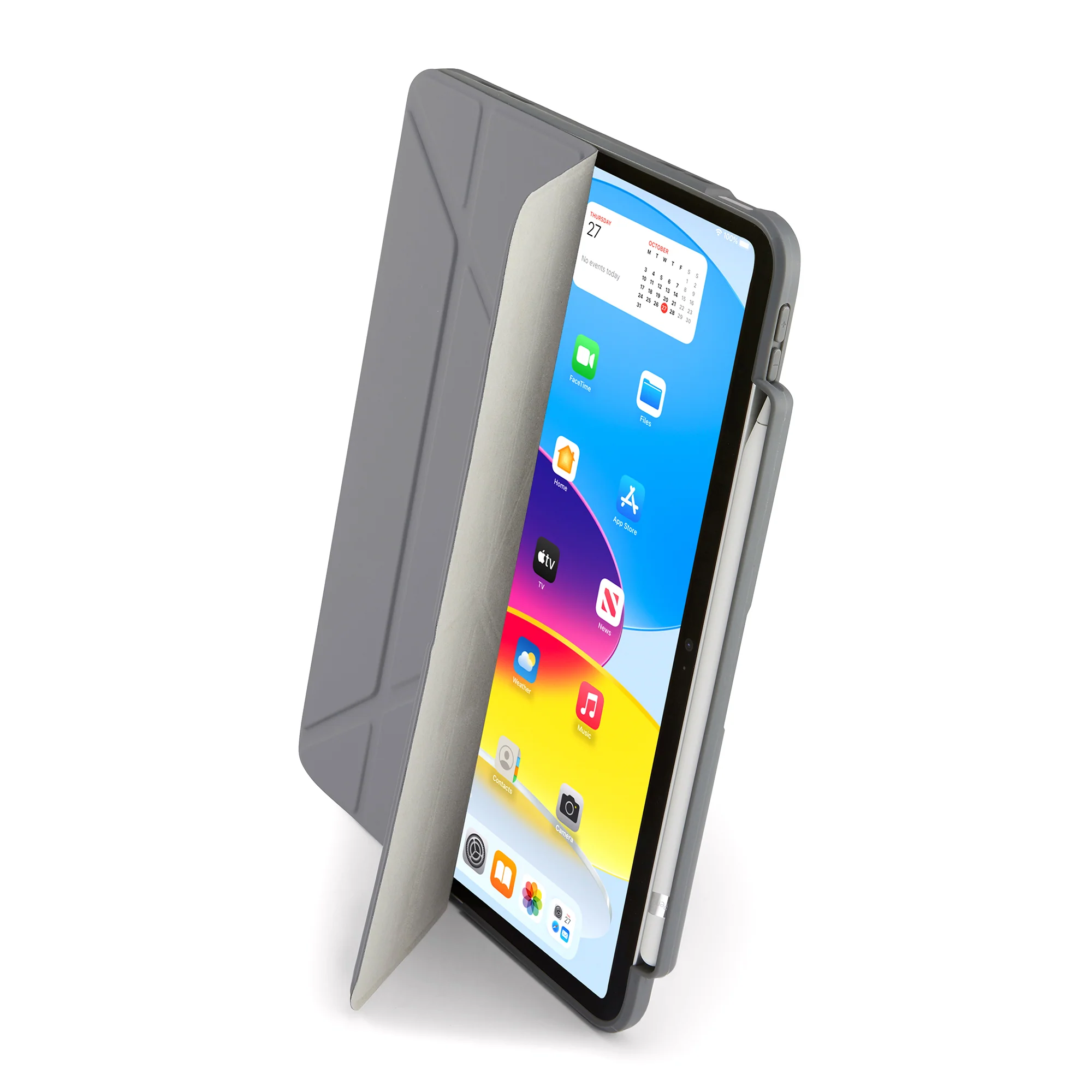 PIPETTO Origami No3 Case for iPad 10th Gen (2022) - Dark Grey - Image 7