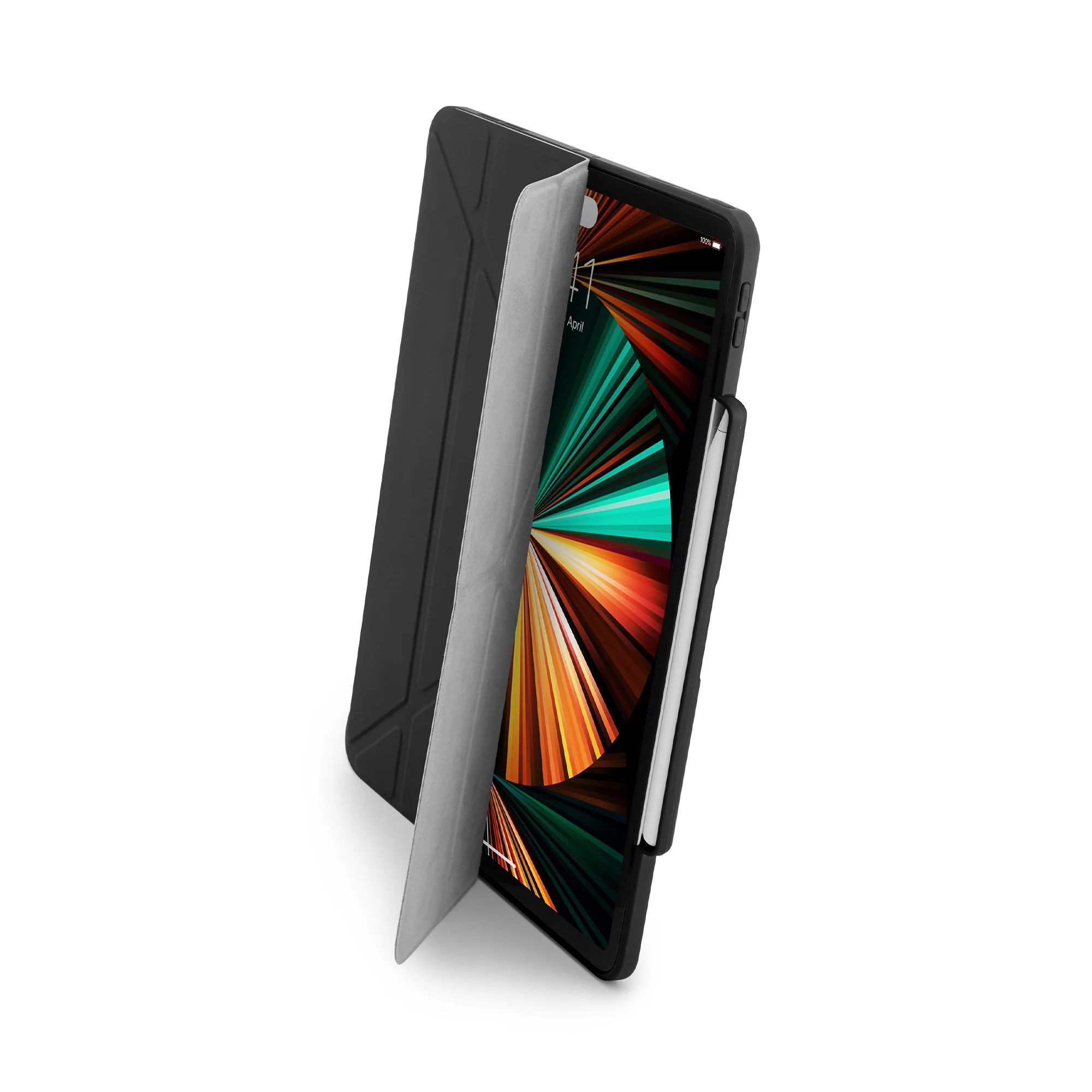 PIPETTO Origami No3 Case for 12.9" iPad Pro (3rd-6th Gen) - Black - Image 5