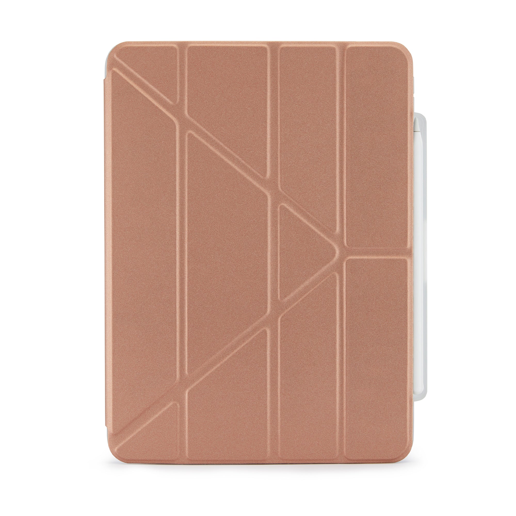 PIPETTO Origami No3 Case for iPad Pro 12.9 3rd-6th Gen (2018-2022) - Rose Gold