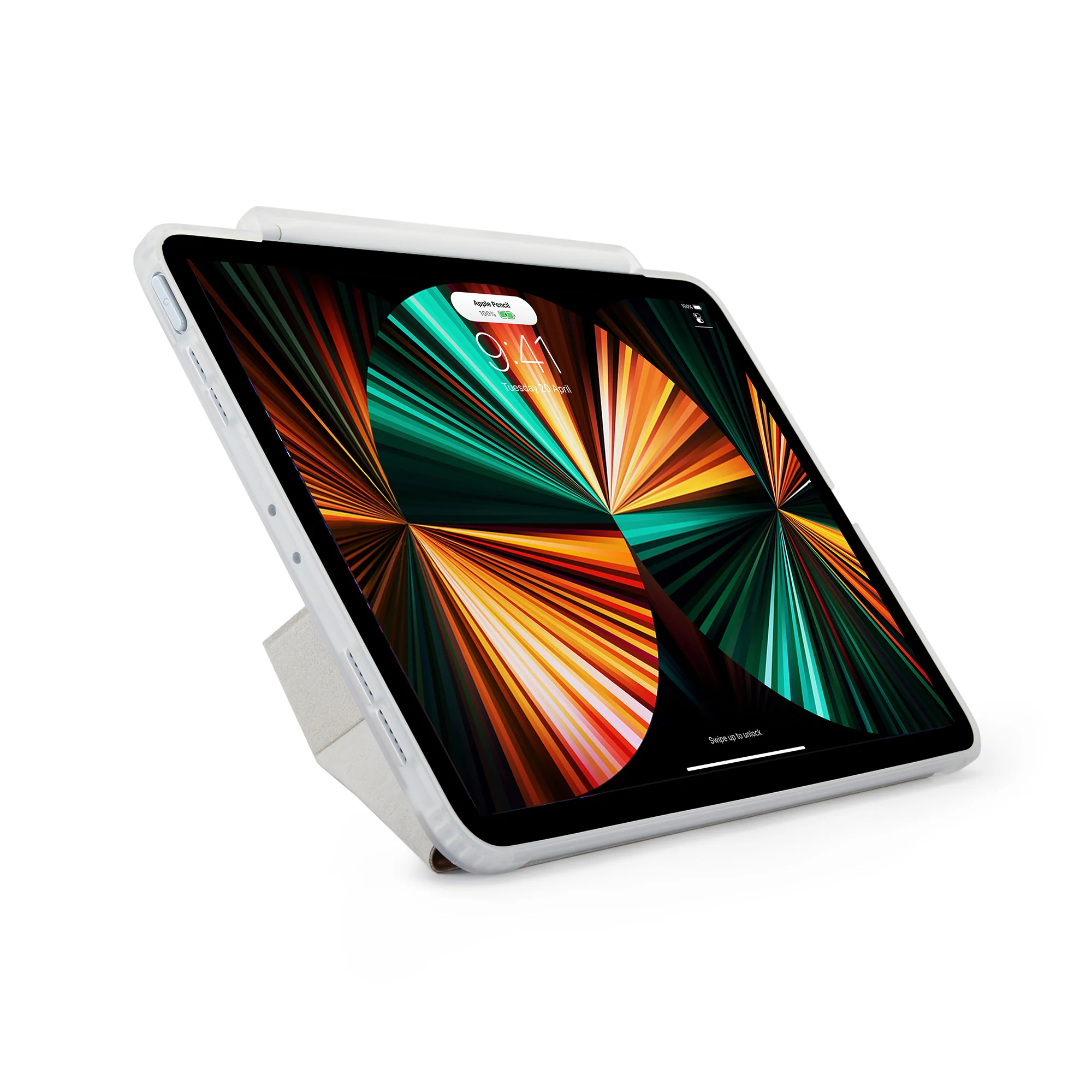 PIPETTO Origami No3 Case for iPad Pro 12.9 3rd-6th Gen (2018-2022) - Rose Gold - Image 10