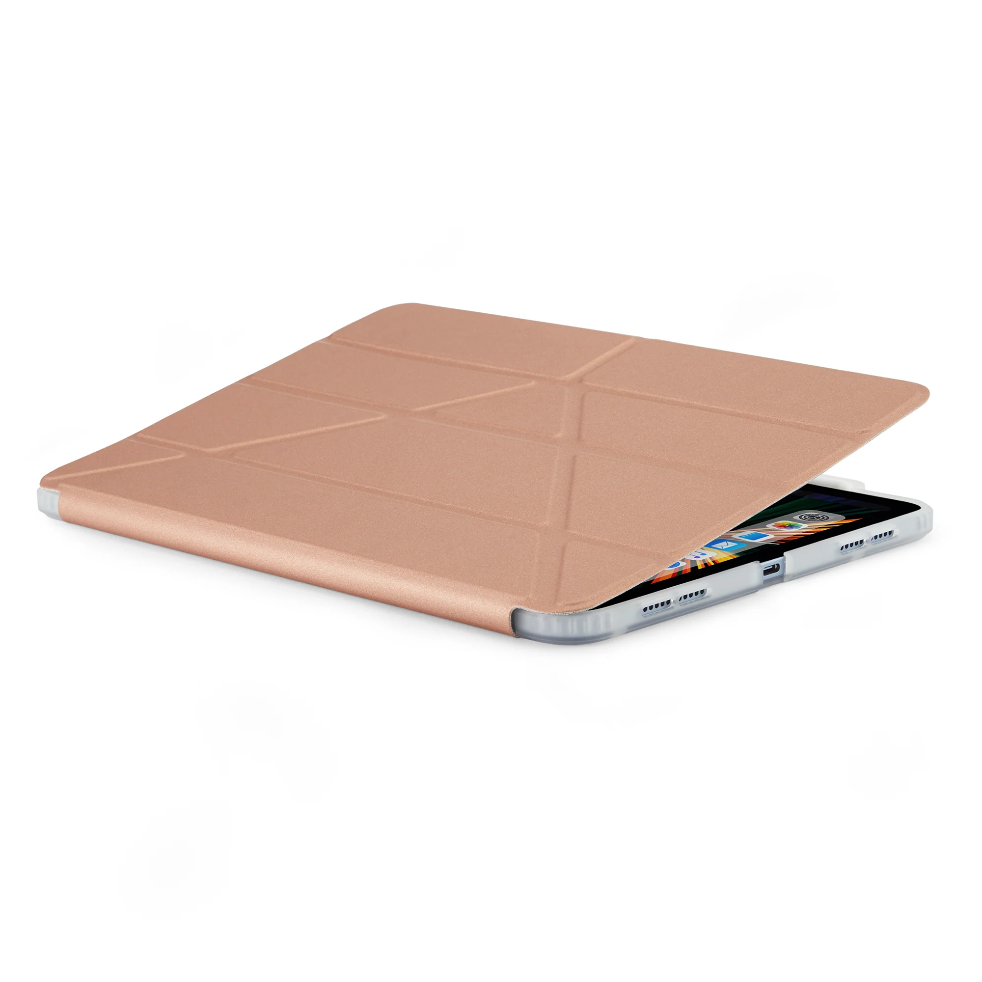 PIPETTO Origami No3 Case for iPad Pro 12.9 3rd-6th Gen (2018-2022) - Rose Gold - Image 11