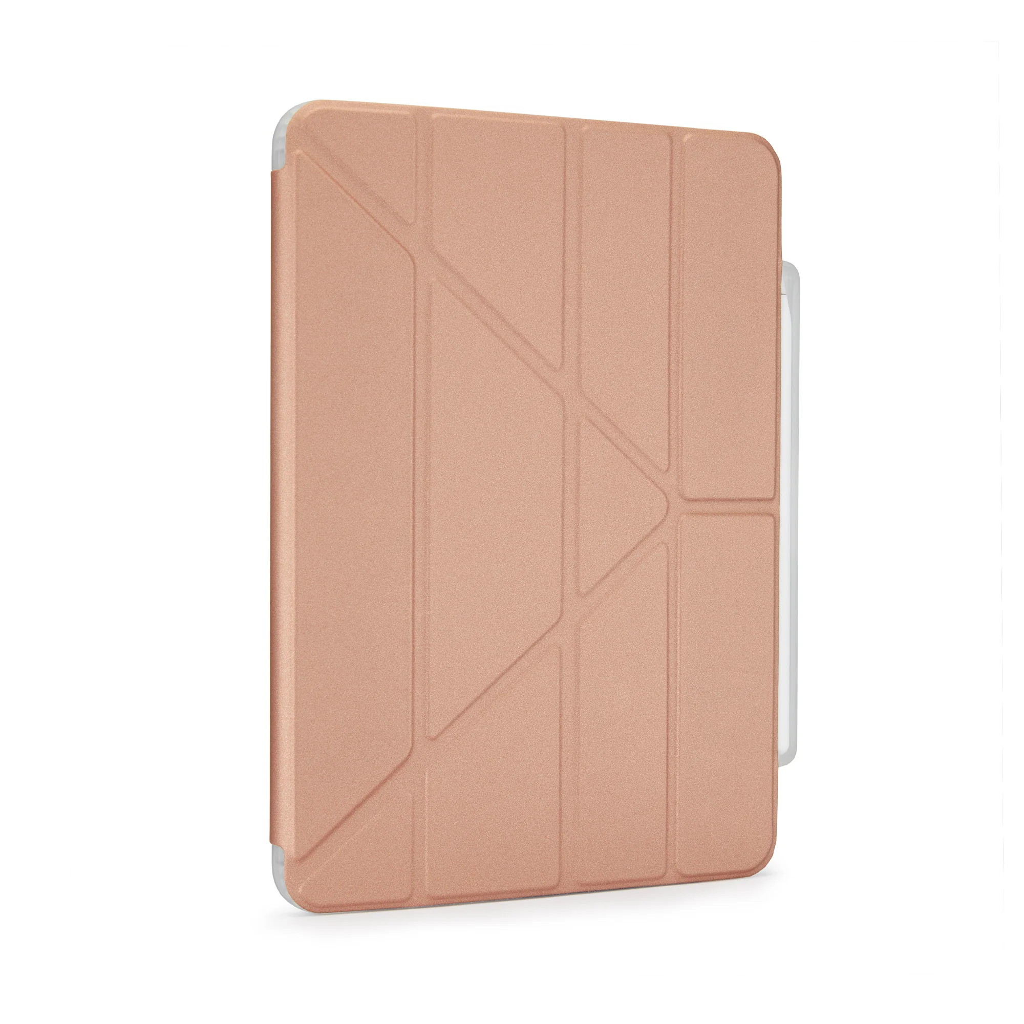 PIPETTO Origami No3 Case for iPad Pro 12.9 3rd-6th Gen (2018-2022) - Rose Gold - Image 5