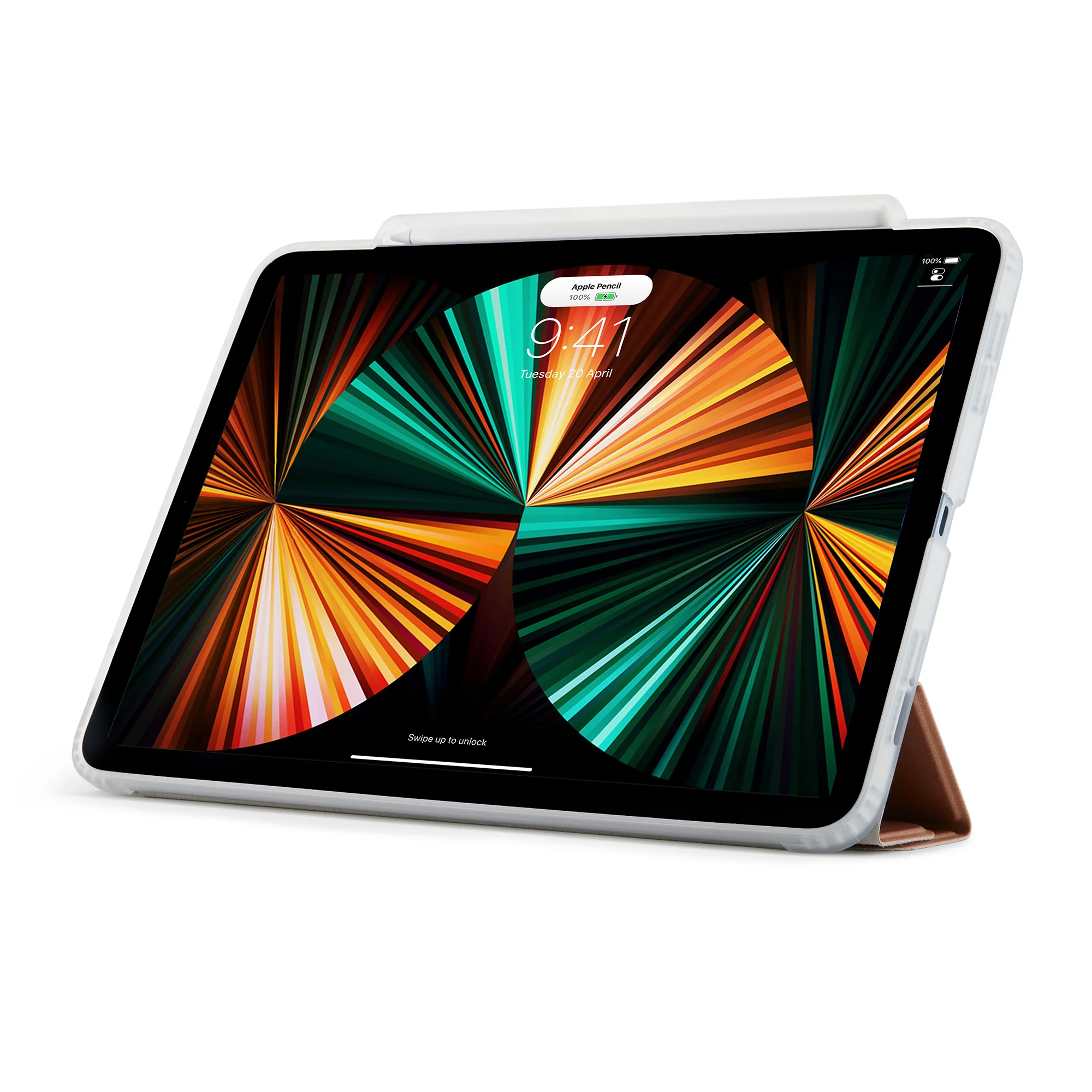 PIPETTO Origami No3 Case for iPad Pro 12.9 3rd-6th Gen (2018-2022) - Rose Gold - Image 9